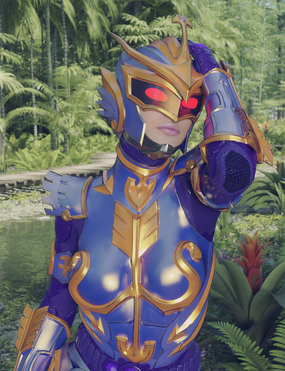 图片[1]-[daz服装] 12星座勇士系列：射手座创世纪8和8.1女-DAZ爱好者