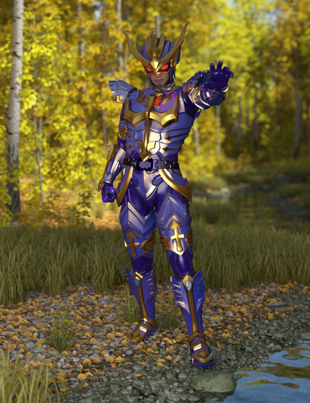 图片[1]-[daz服装] 12星座勇士系列：射手座创世纪8和8.1男-DAZ爱好者