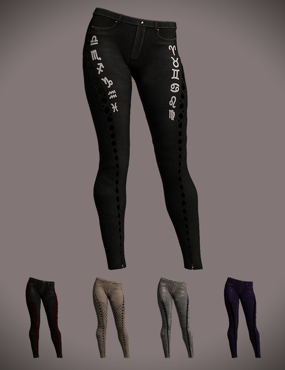 图片[1]-[daz服装] Blackstar Tempest Genesis 8女性套装长裤-DAZ爱好者