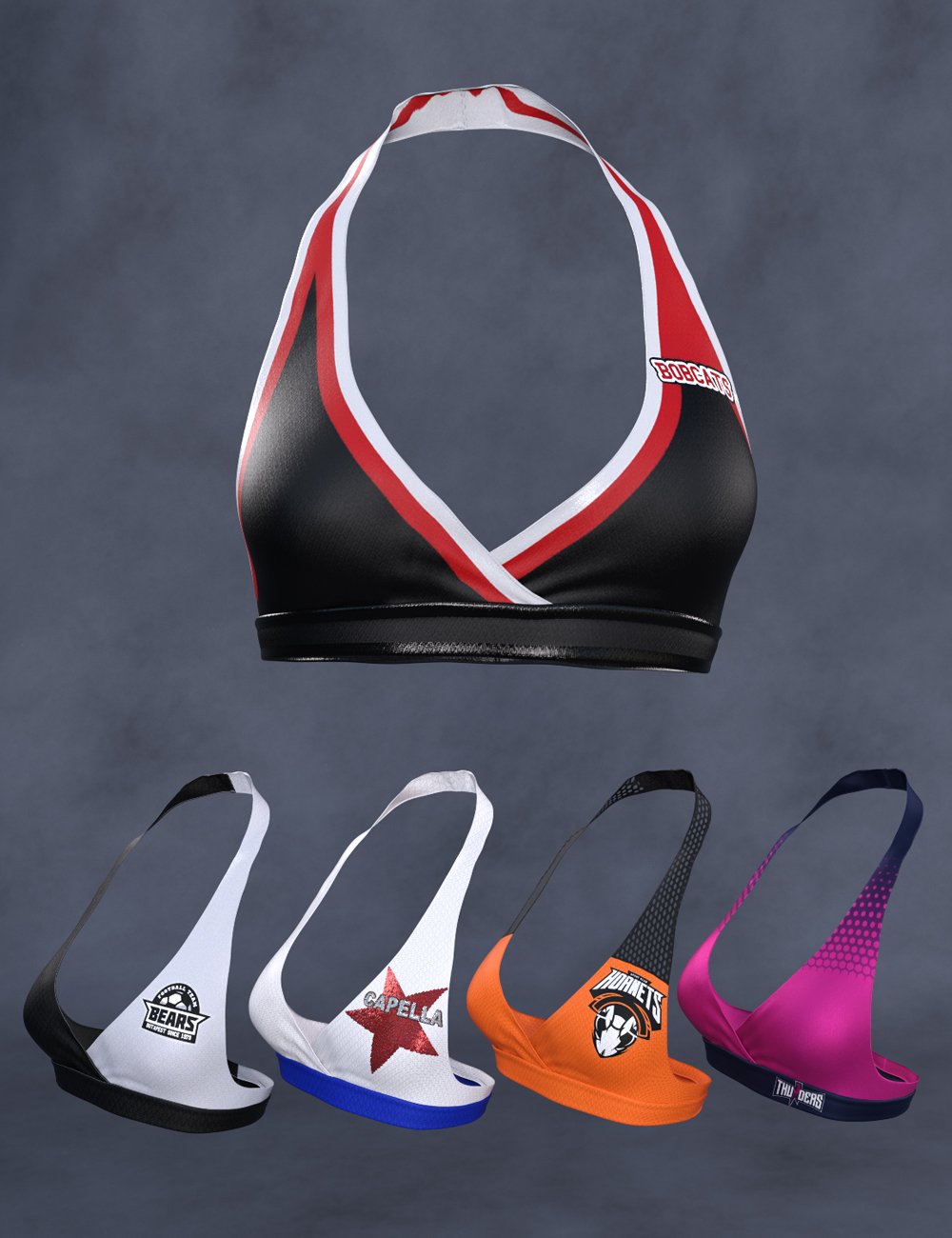 图片[1]-[daz服装] 《创世纪8》和《8.1》女性版啦啦队装备裁剪上衣-DAZ爱好者