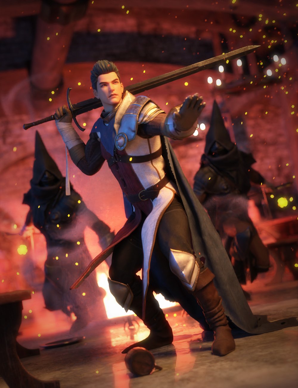 图片[1]-[daz合集] 剑圣捆绑包-DAZ爱好者