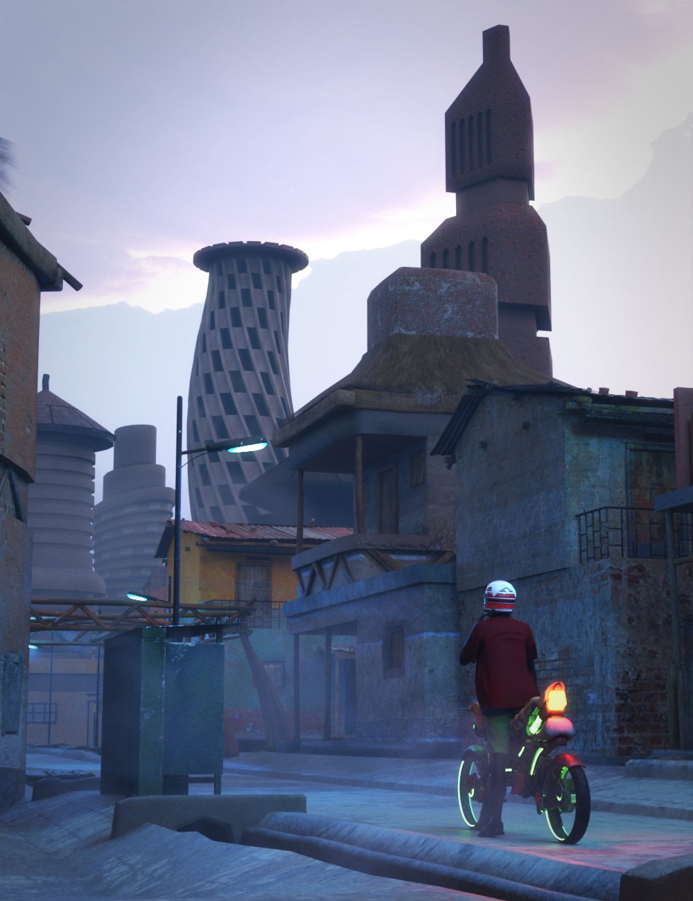 图片[1]-[daz场景] Kola Zadu老人村-DAZ爱好者