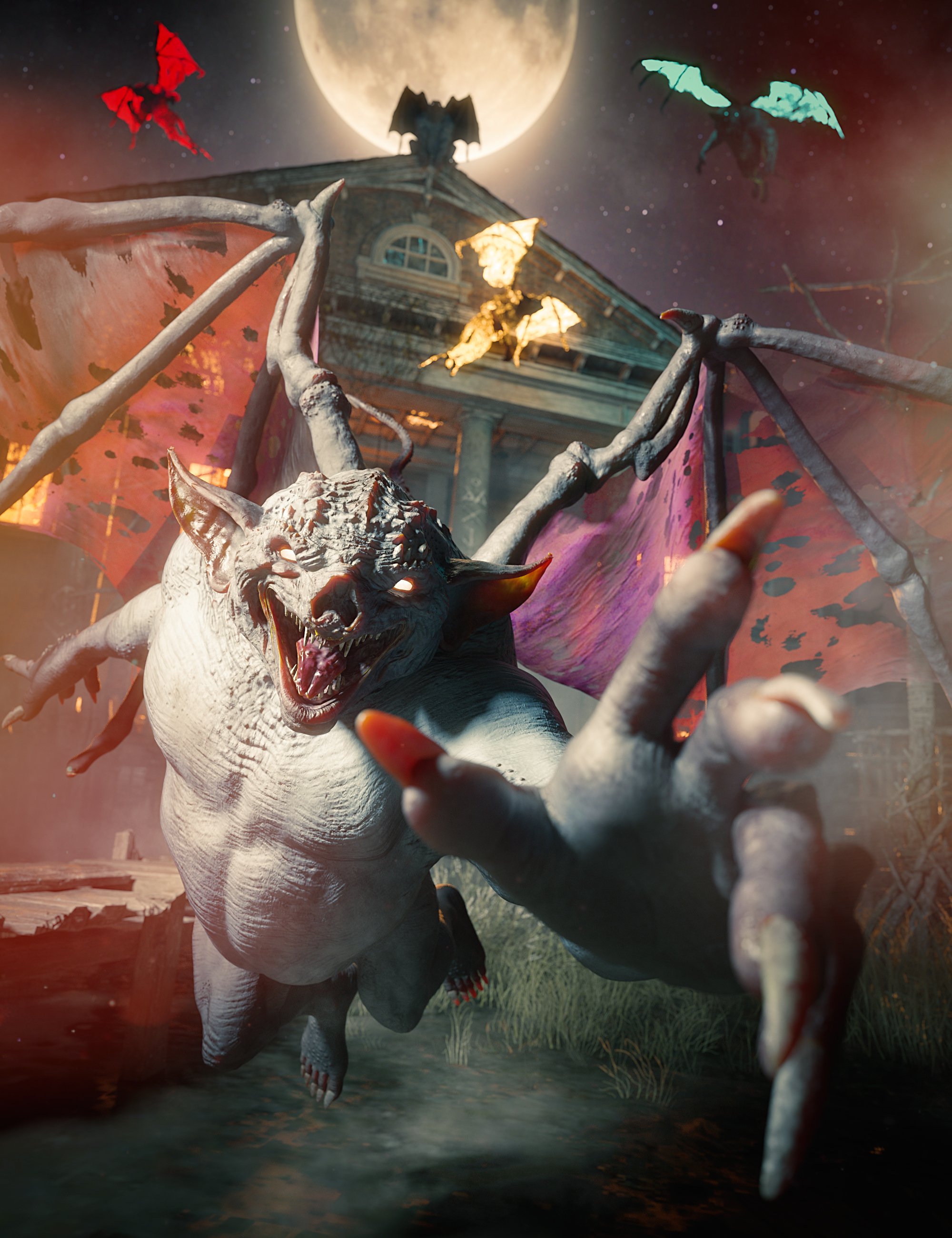 图片[1]-[daz合集] Gargoyle守护者捆绑包-DAZ爱好者