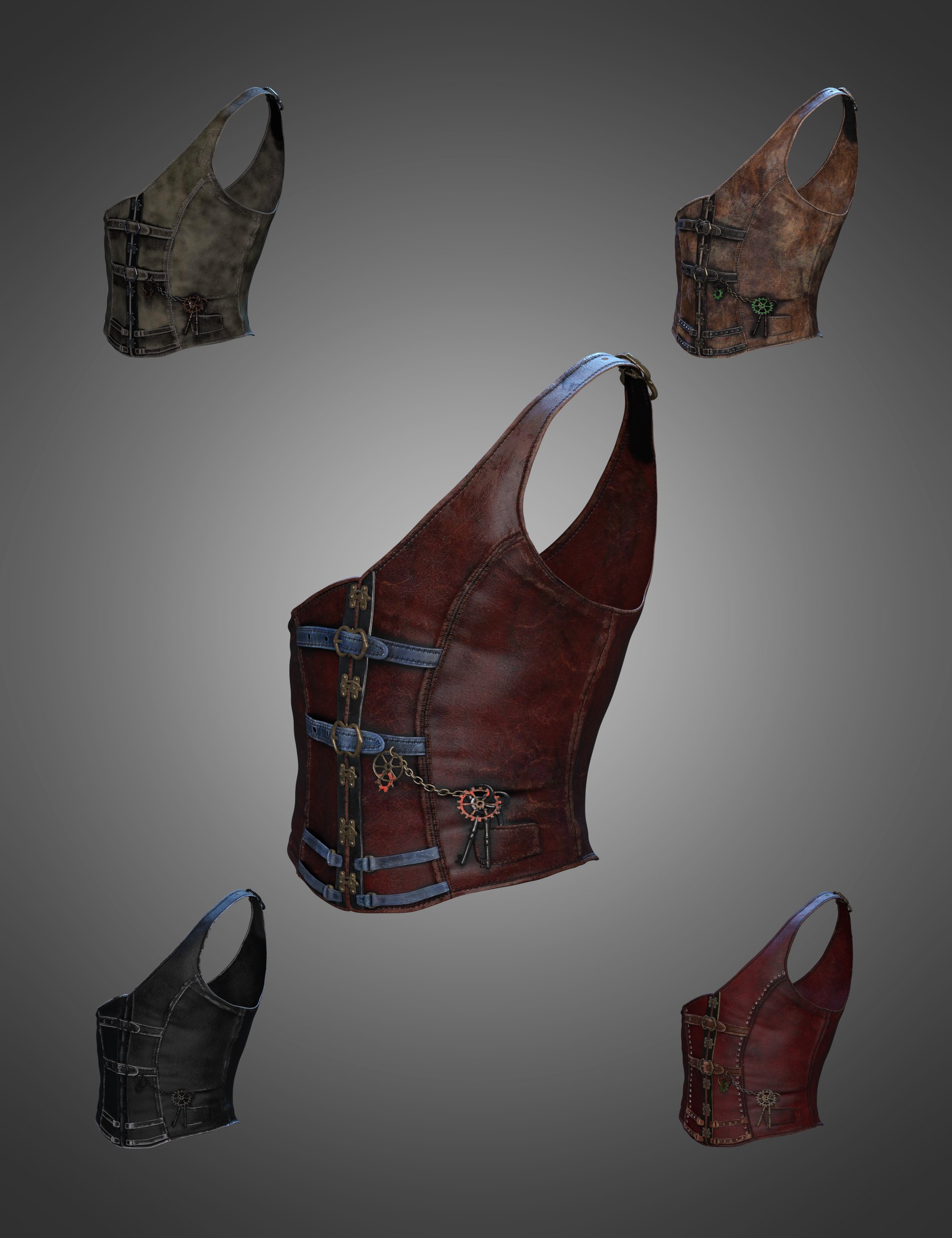 图片[1]-[daz服装] 创世纪8和8.1雄性Halcyon Fragment Corset-DAZ爱好者