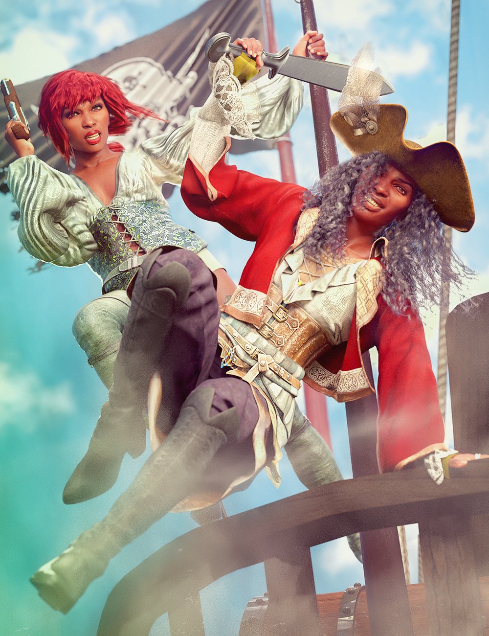 图片[1]-[daz合集] 金克斯琼斯8.1从乌鸦窝捆绑包-DAZ爱好者