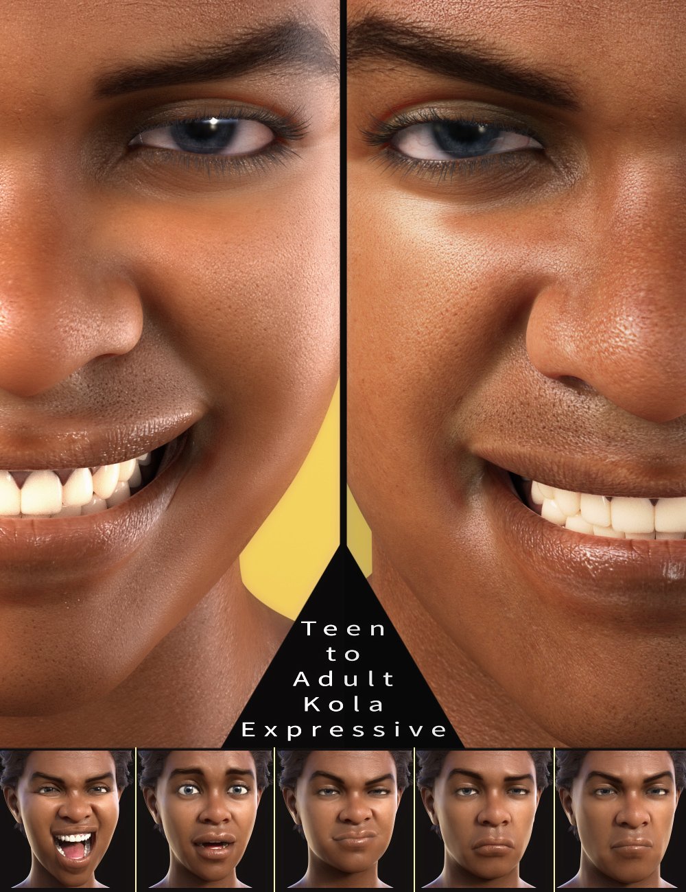 图片[1]-[daz姿势] Kola 8.1表达-DAZ爱好者