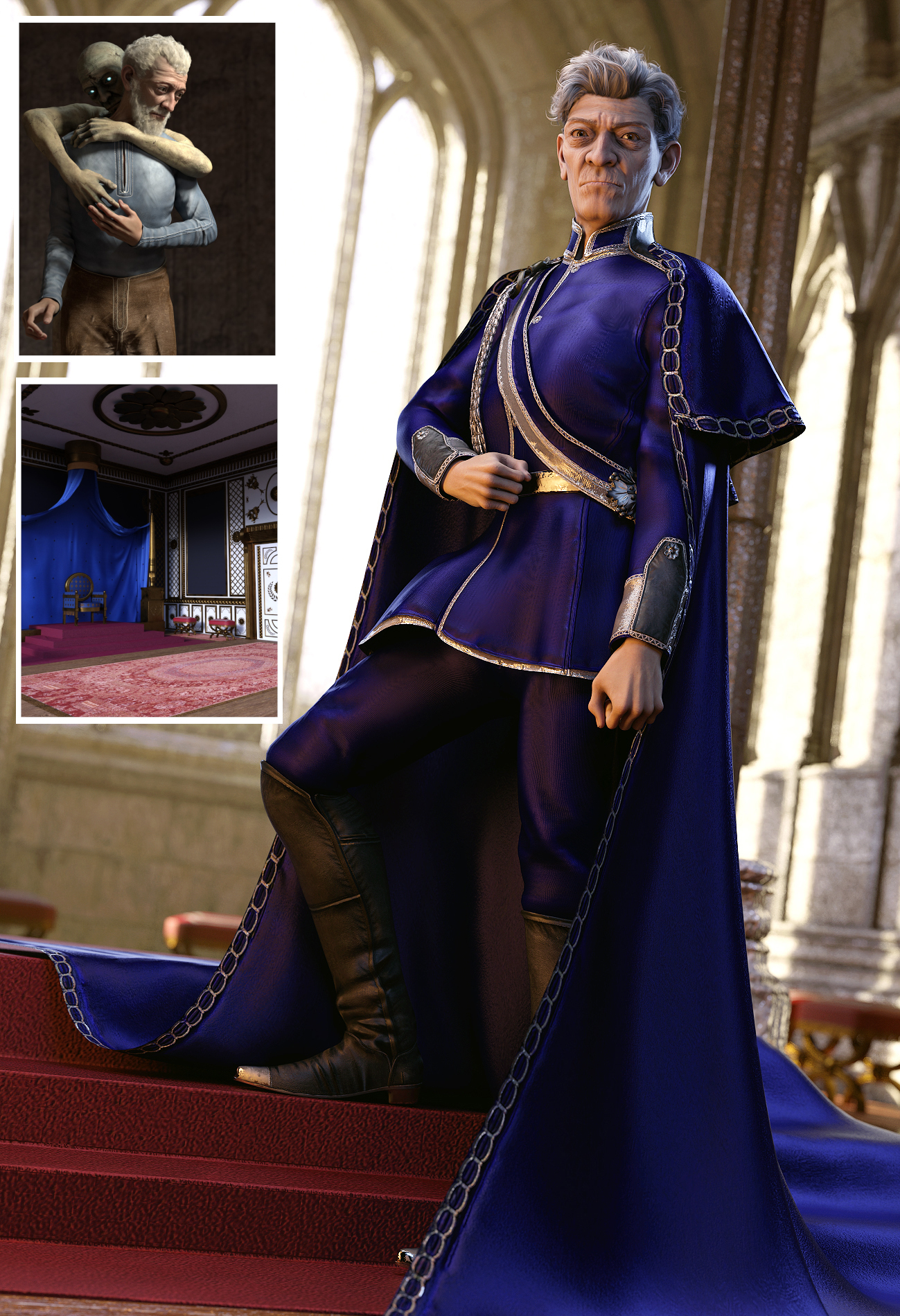 图片[1]-[daz合集] 创世纪9捆绑包的疯狂国王-DAZ爱好者