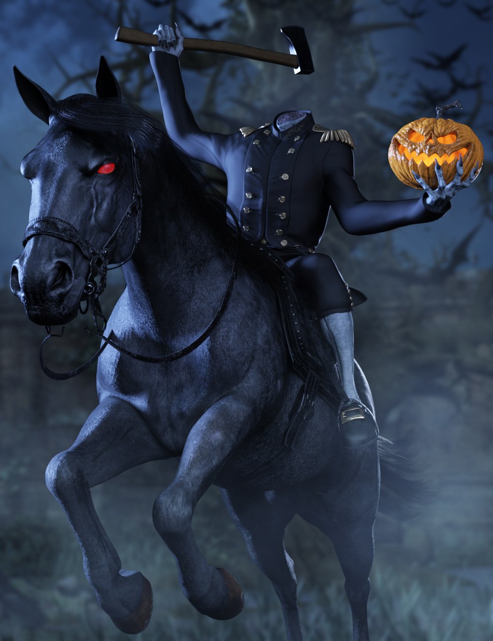 图片[1]-[daz服装] 无头骑士HD创世纪8男性-DAZ爱好者