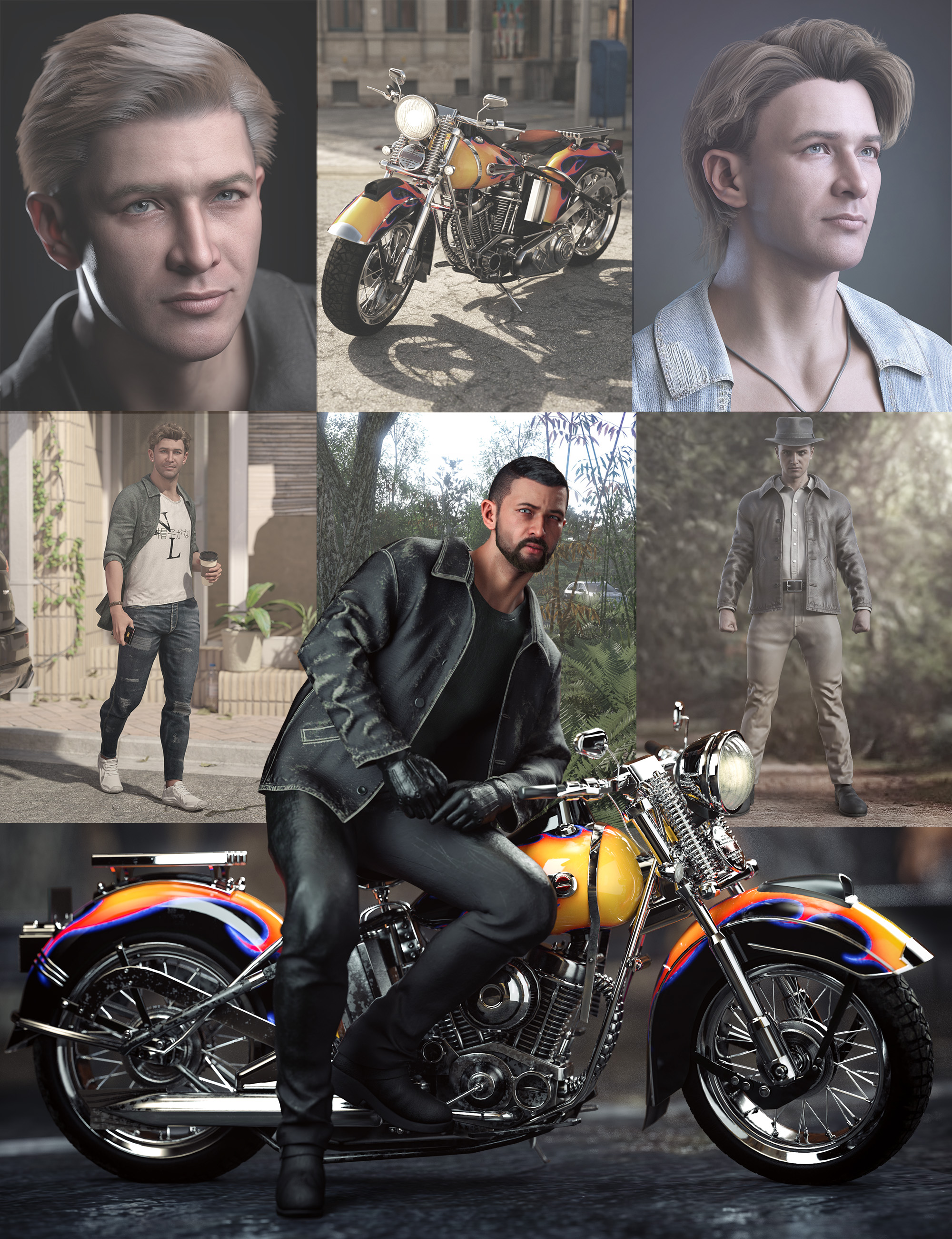 图片[1]-[daz合集] Nathan 9高清反叛者冒险包-DAZ爱好者