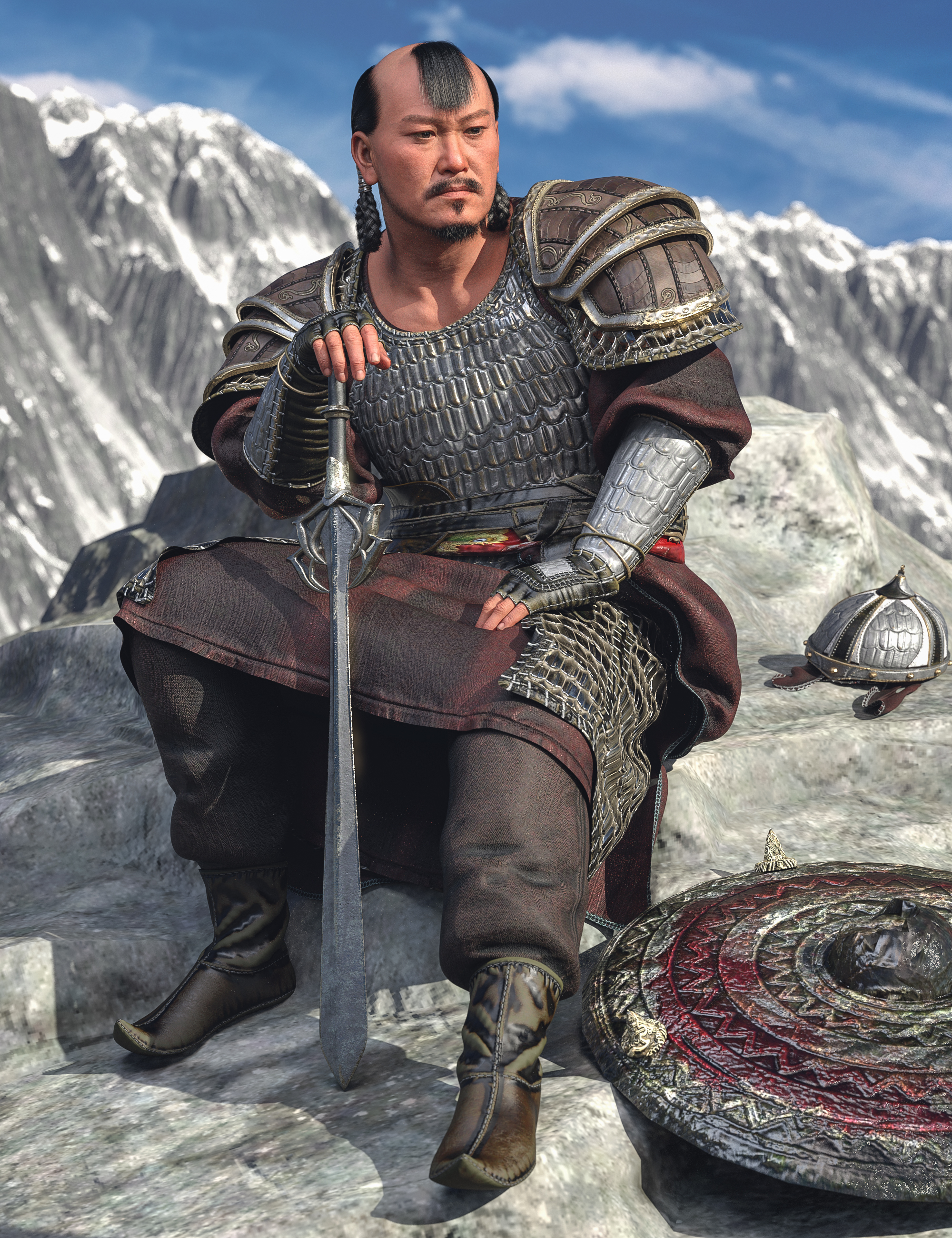 图片[1]-[daz服装] 创世纪9的天军帝国装备-DAZ爱好者