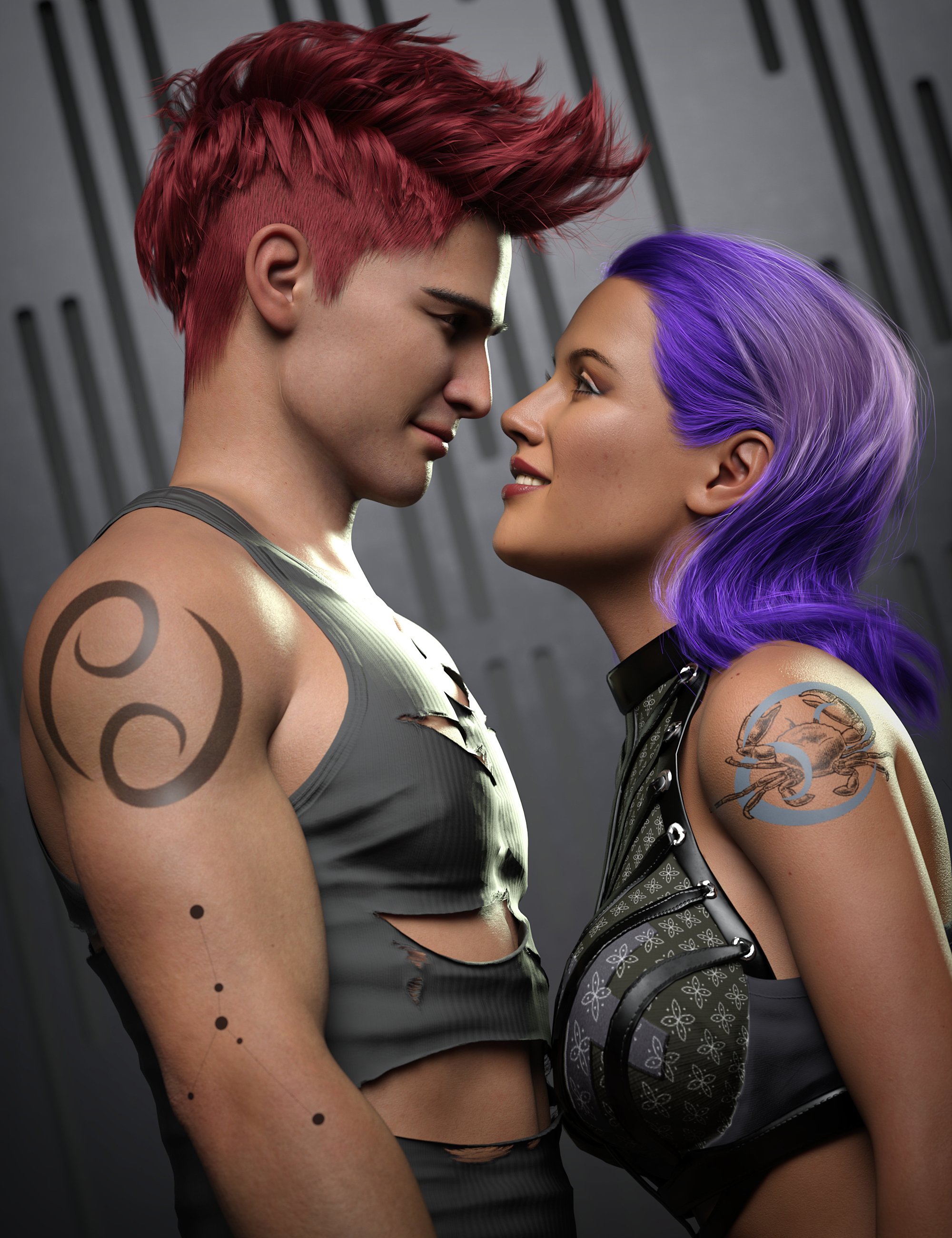 图片[1]-[daz角色] 癌症星座纹身创世纪8.1-DAZ爱好者