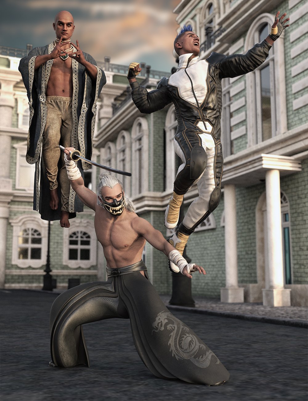 图片[1]-[daz姿势] 创世纪9的动作要点-DAZ爱好者