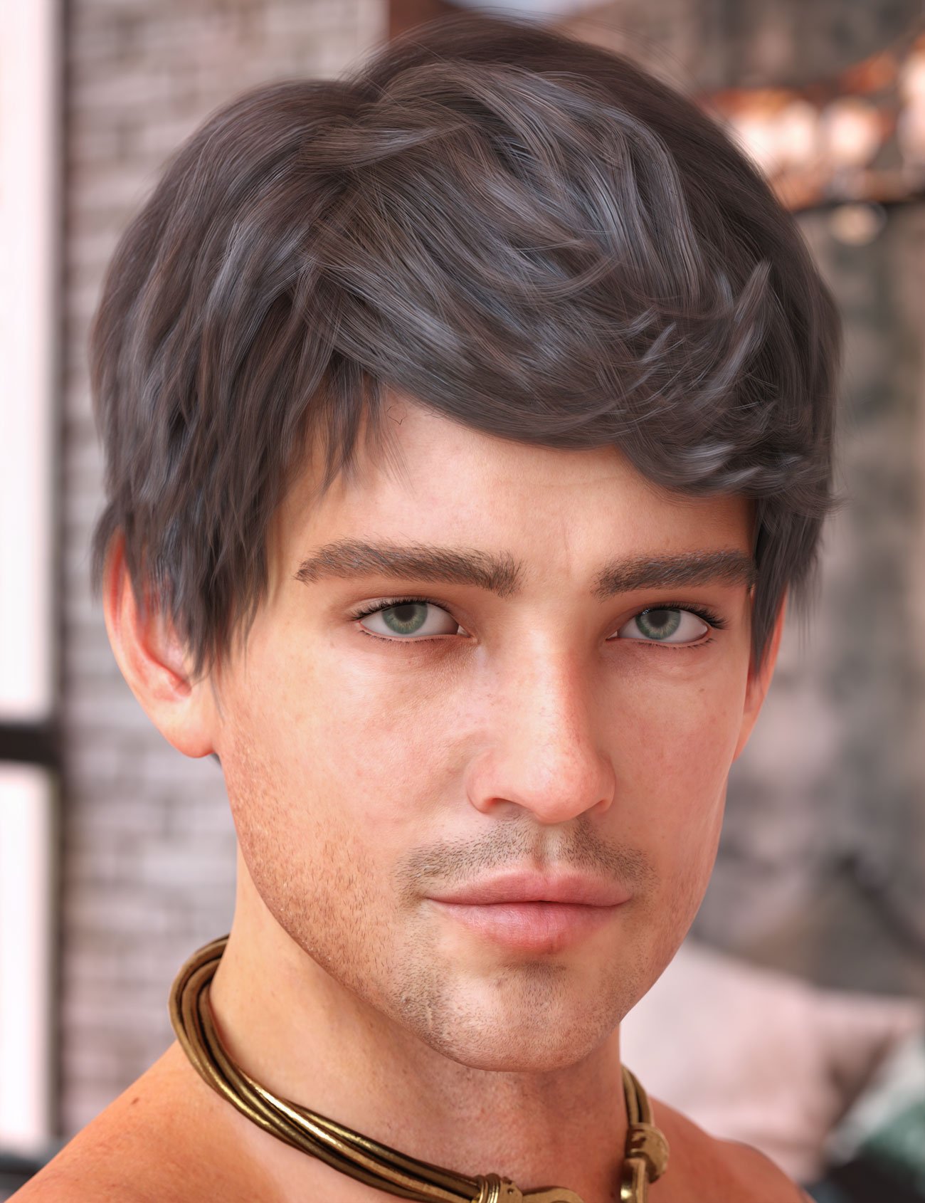 图片[1]-[daz发型] 创世纪8和8.1的Ajay Hair-DAZ爱好者