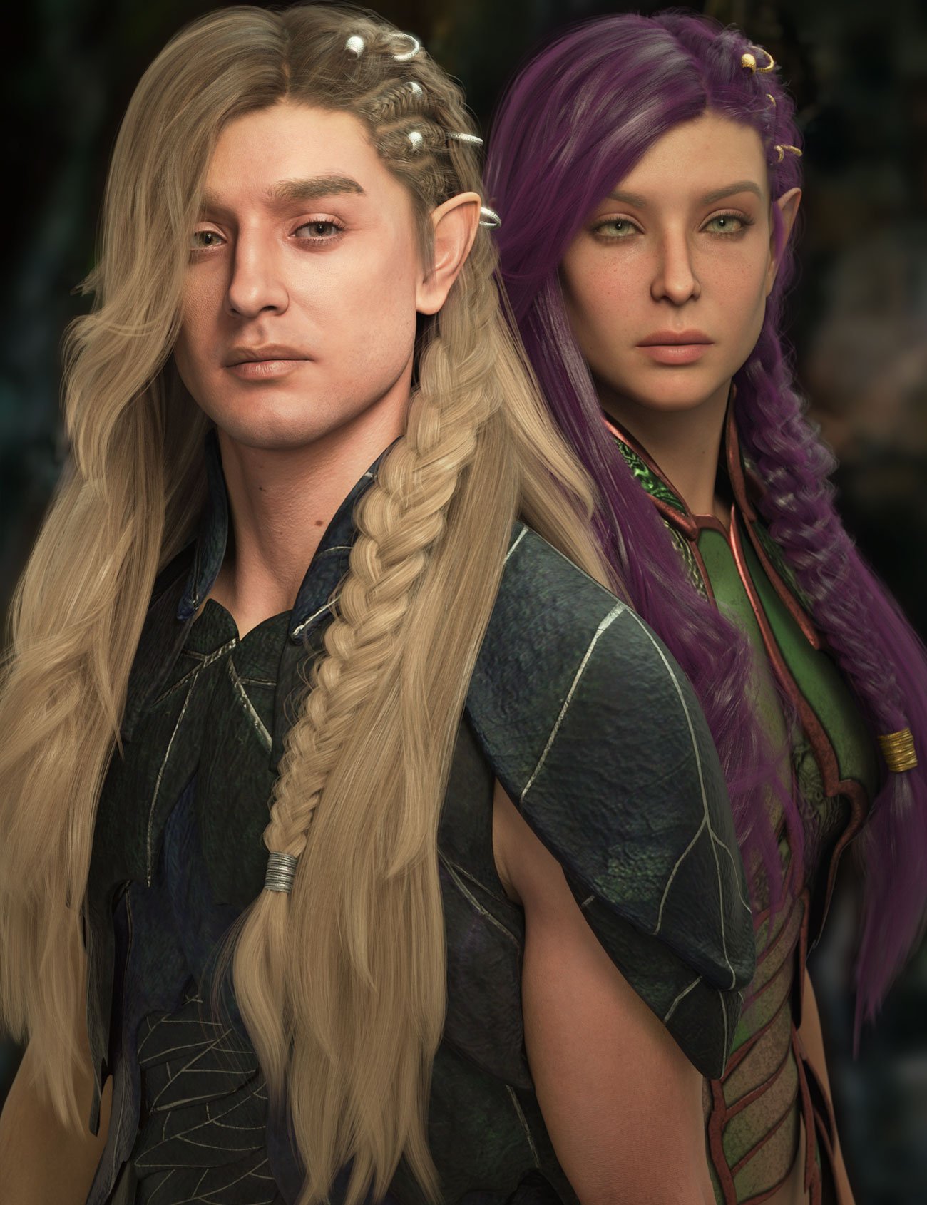 图片[1]-[daz发型] 创世纪9的ArDamir头发-DAZ爱好者