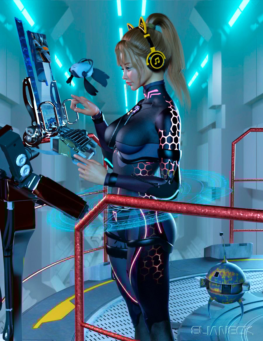 图片[1]-[daz角色] 创世纪8雌性和创世纪8.1雌性的阿丽塔-DAZ爱好者