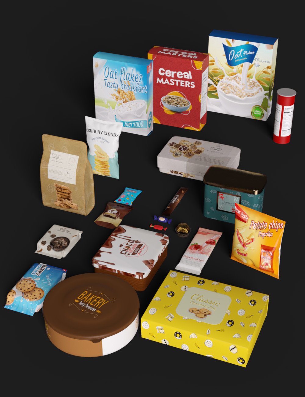 图片[1]-[daz道具] BW EveryDay零食套装-DAZ爱好者