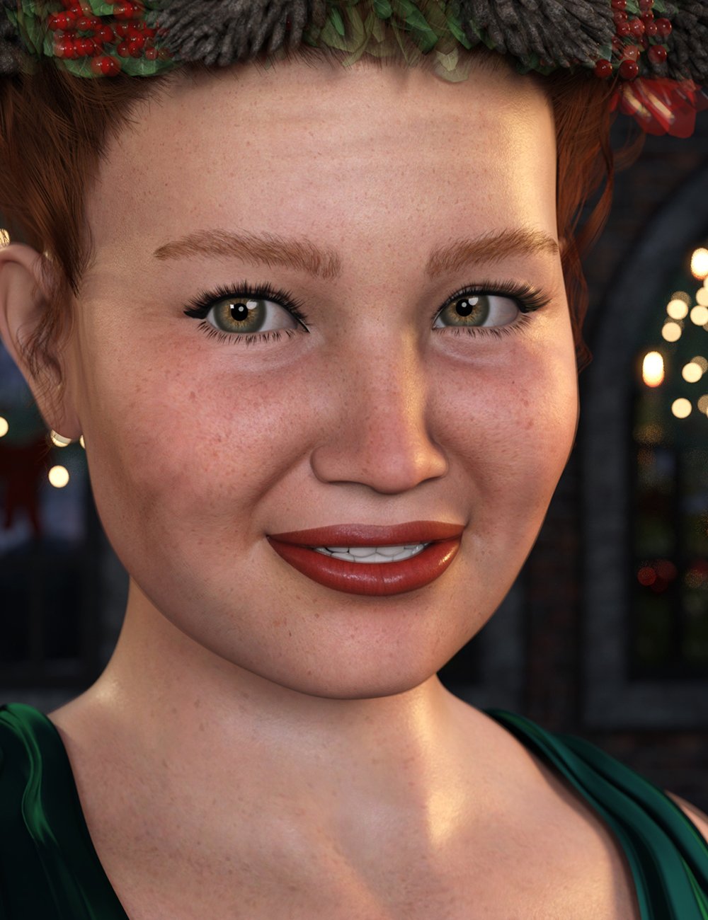 图片[1]-[daz角色] Carole HD与HD表达创世纪8.1女性-DAZ爱好者