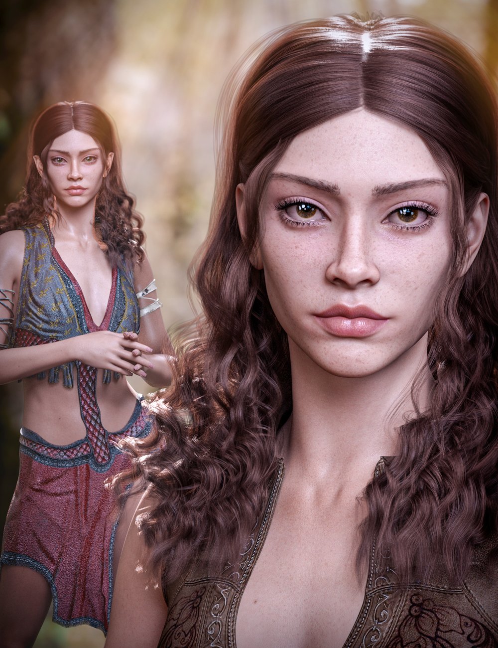 图片[1]-[daz角色] CJ Fawn For Genesis 9-DAZ爱好者