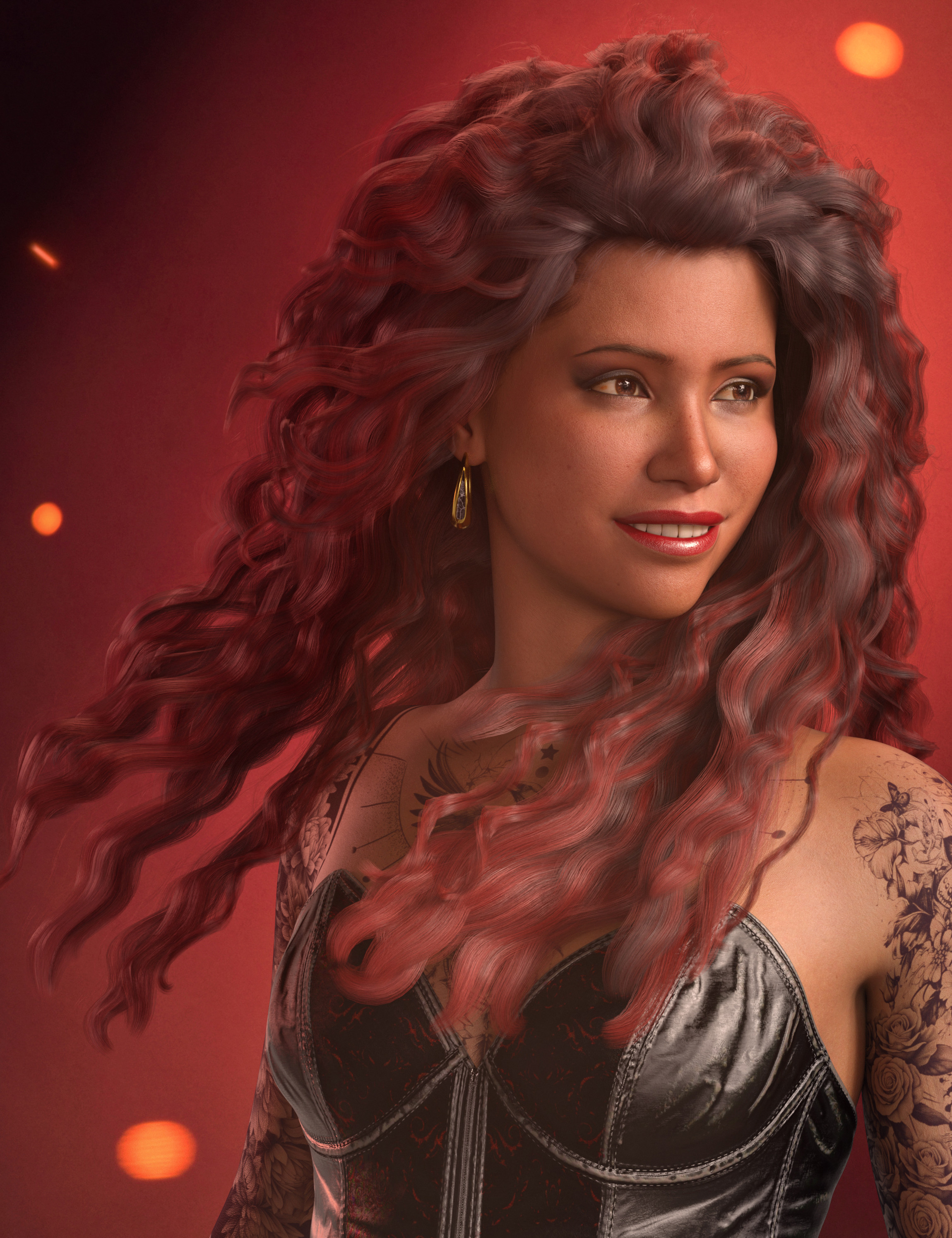 图片[1]-[daz发型] Genesis 9的Graelor头发-DAZ爱好者