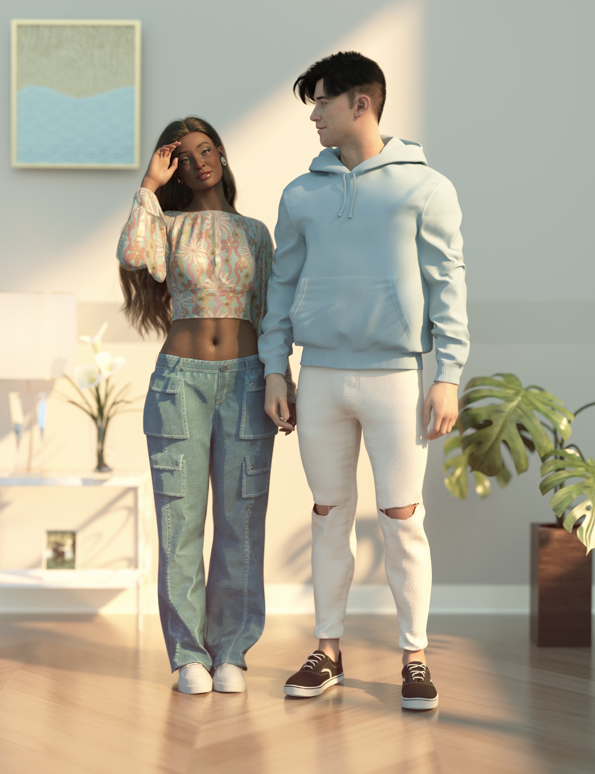 图片[1]-[daz姿势] 创世纪9、8和3的每日放松姿势-DAZ爱好者