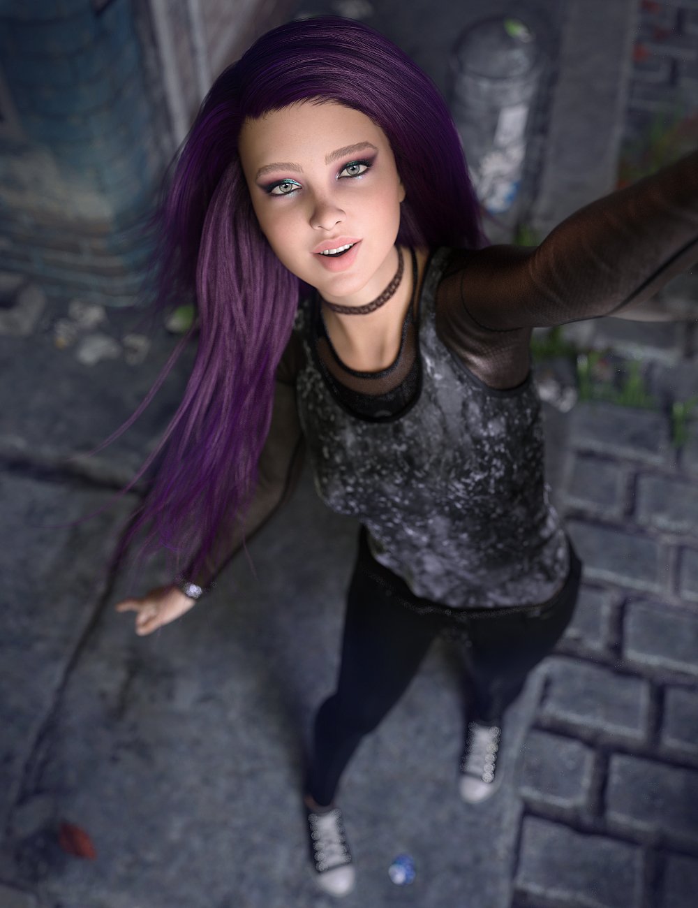 图片[1]-[daz角色] 丹妮为青少年乌鸦8-DAZ爱好者