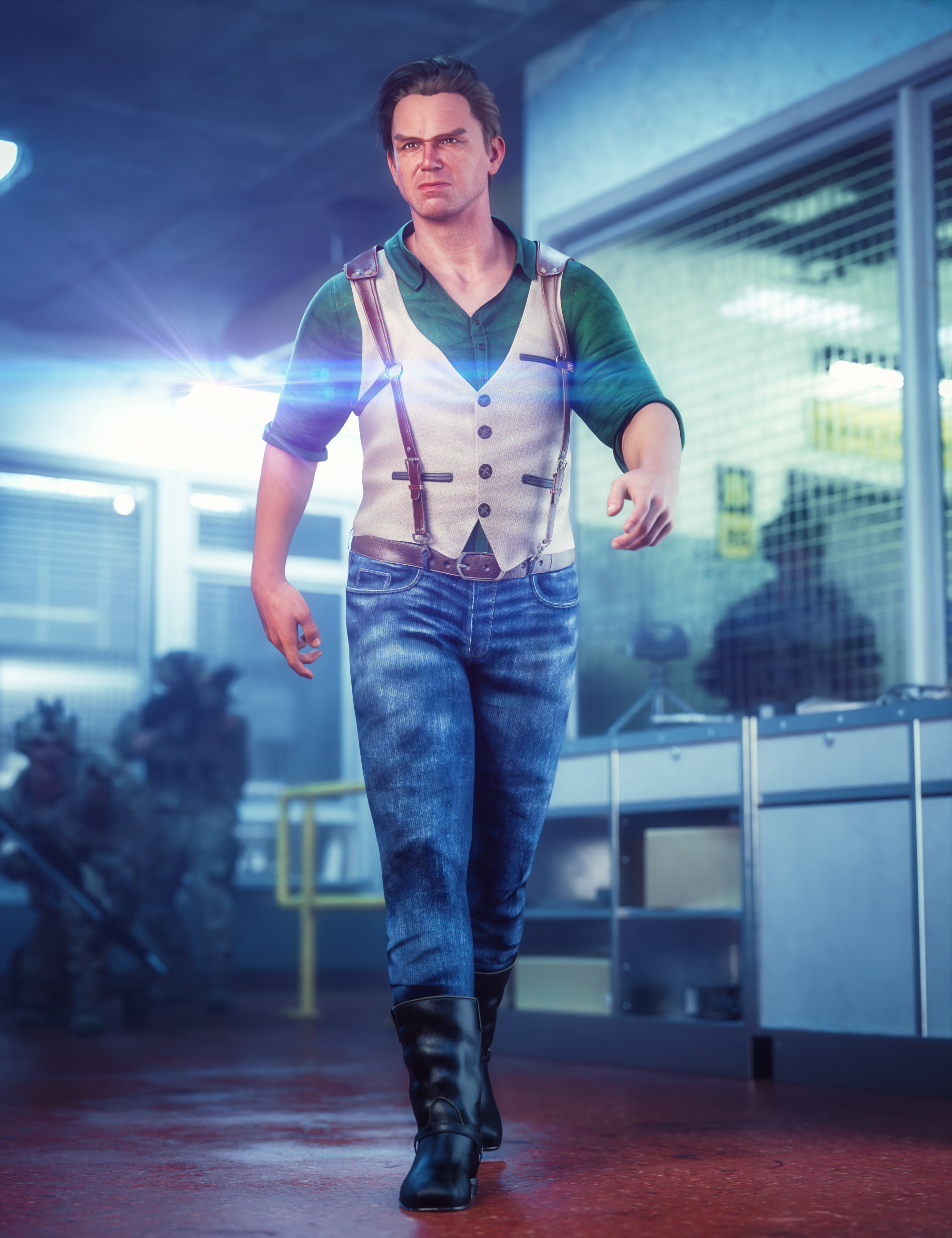 图片[1]-[daz服装] 创世纪9的dForce打击装备-DAZ爱好者