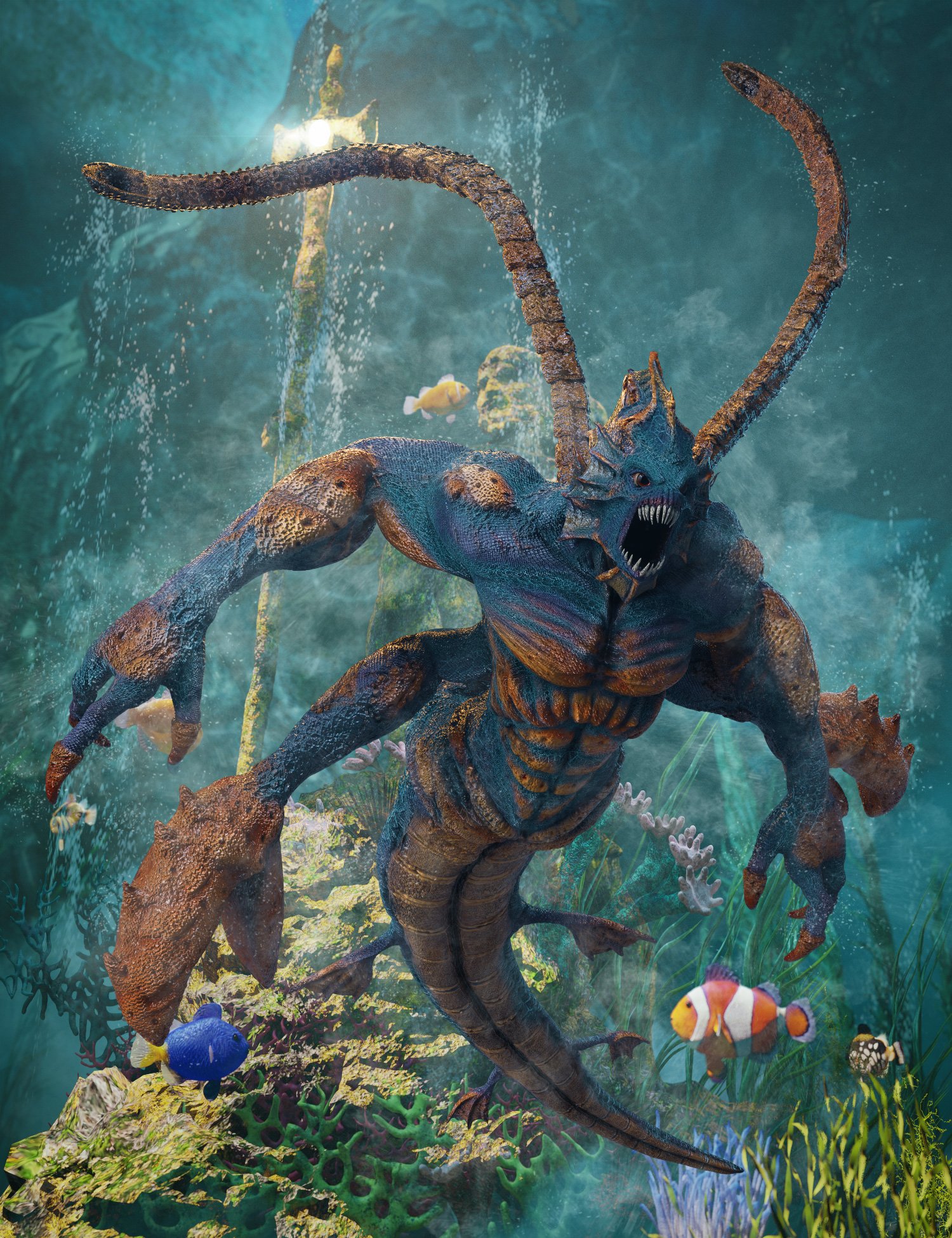 图片[1]-[daz合集] 海洋别墅捆绑包-DAZ爱好者