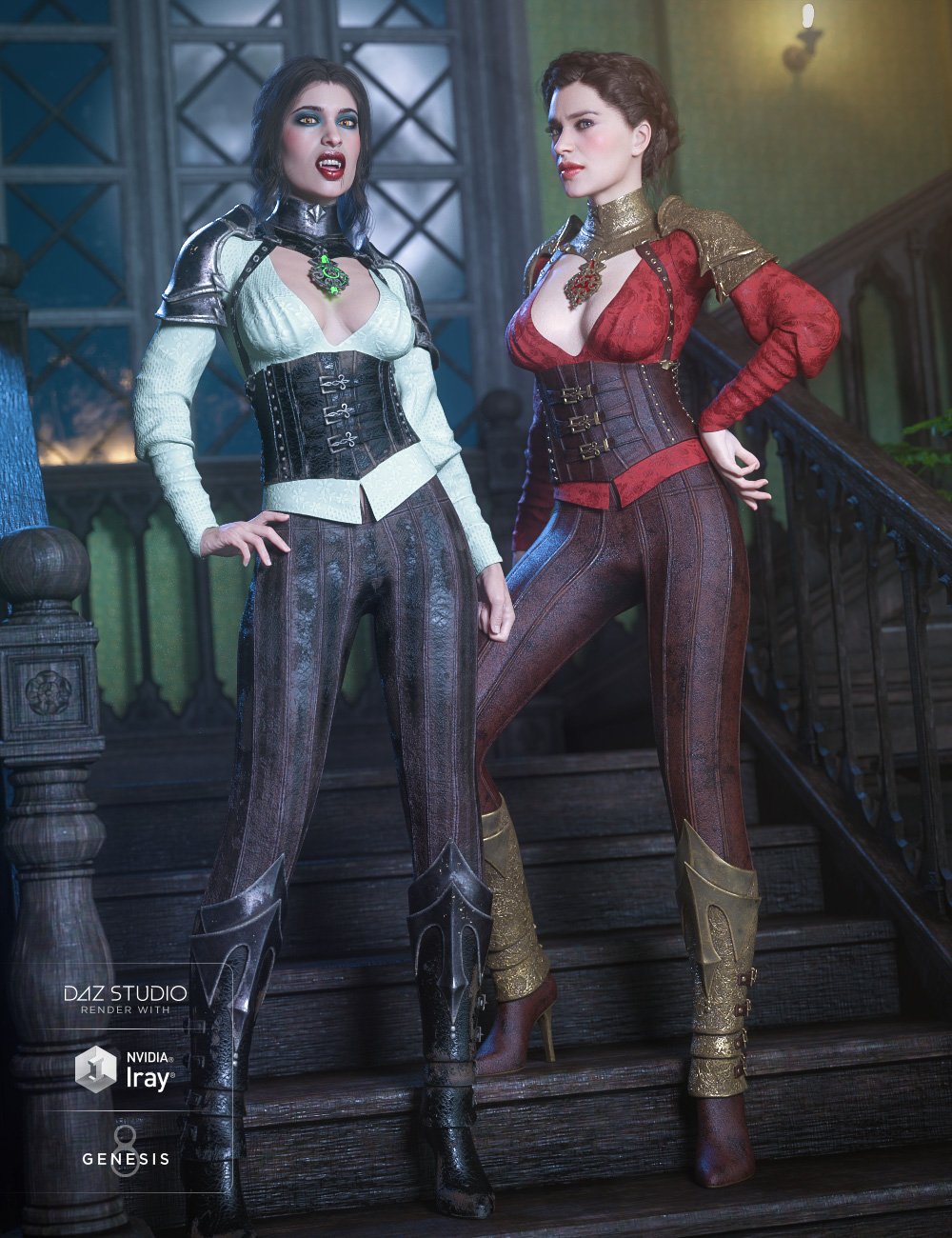 图片[1]-[daz服装] dForce不朽装备纹理-DAZ爱好者