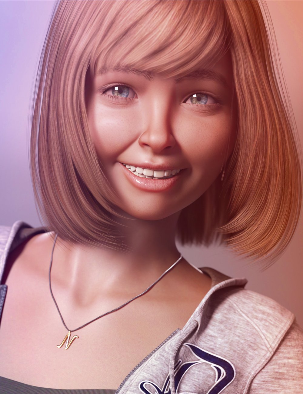 图片[1]-[daz发型] dForce Novara Genesis 8雌性头发-DAZ爱好者