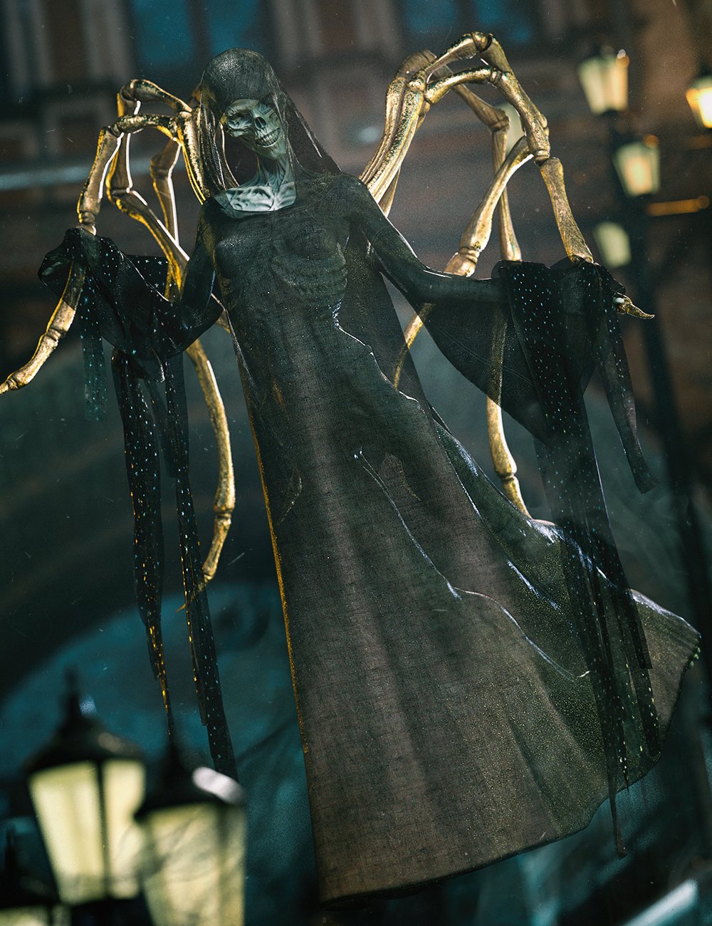 图片[1]-[daz服装] dForce Spectre Genesis 8女性套装-DAZ爱好者