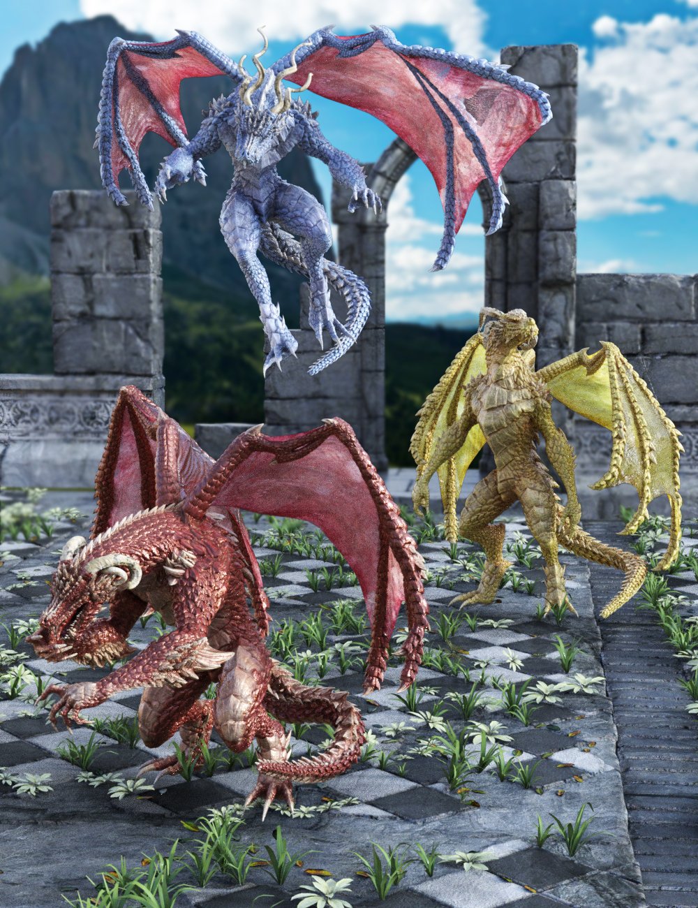 图片[1]-[daz姿势] 创世纪8男版Drago姿势-DAZ爱好者