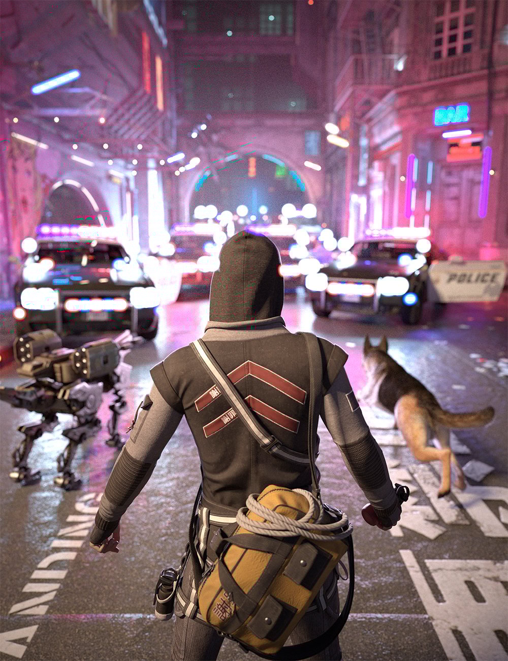 图片[1]-[daz服装] Genesis 8和8.1雄性的反乌托邦高清服装纹理-DAZ爱好者