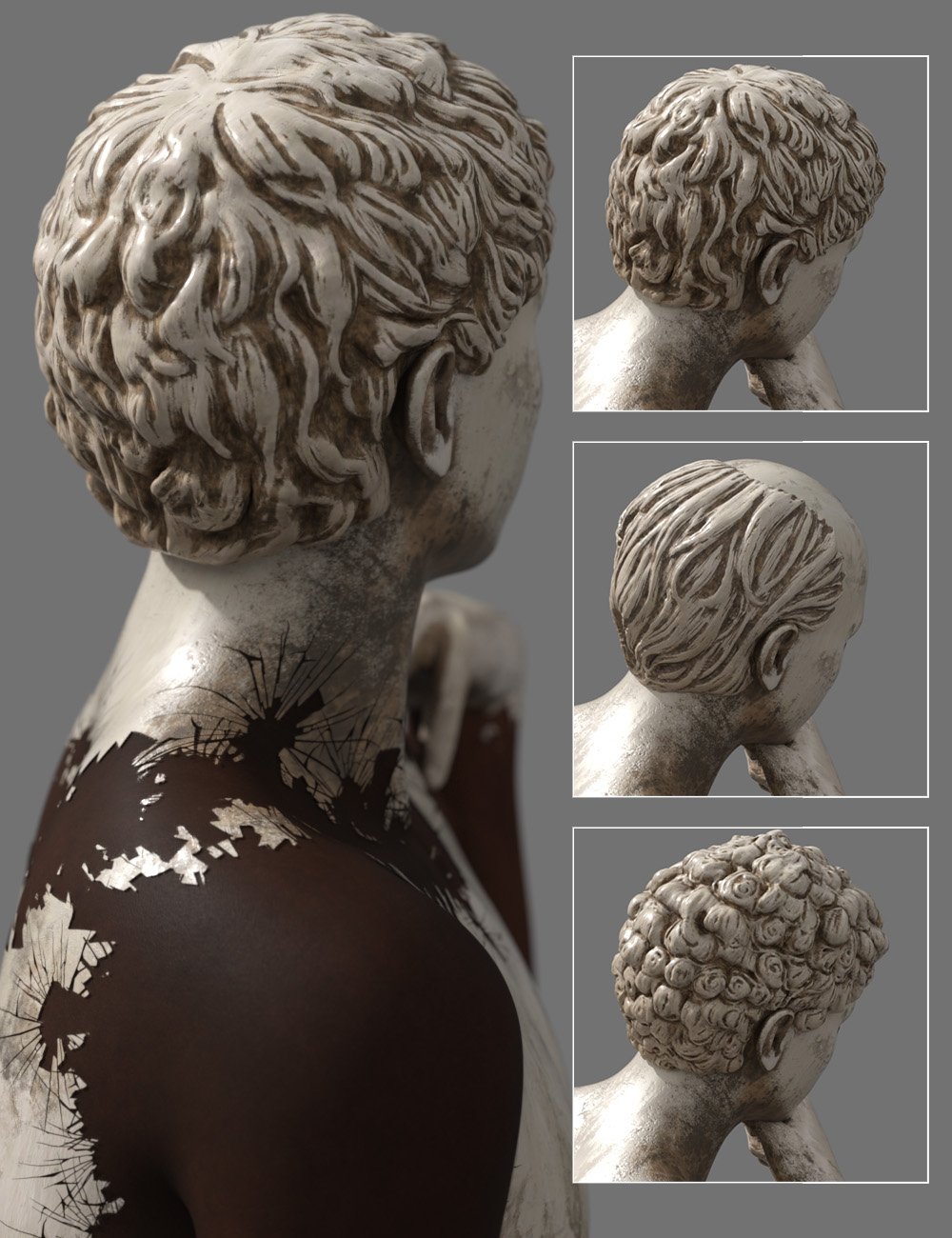 图片[1]-[daz道具] Genesis 9的动感男性头发模型-DAZ爱好者