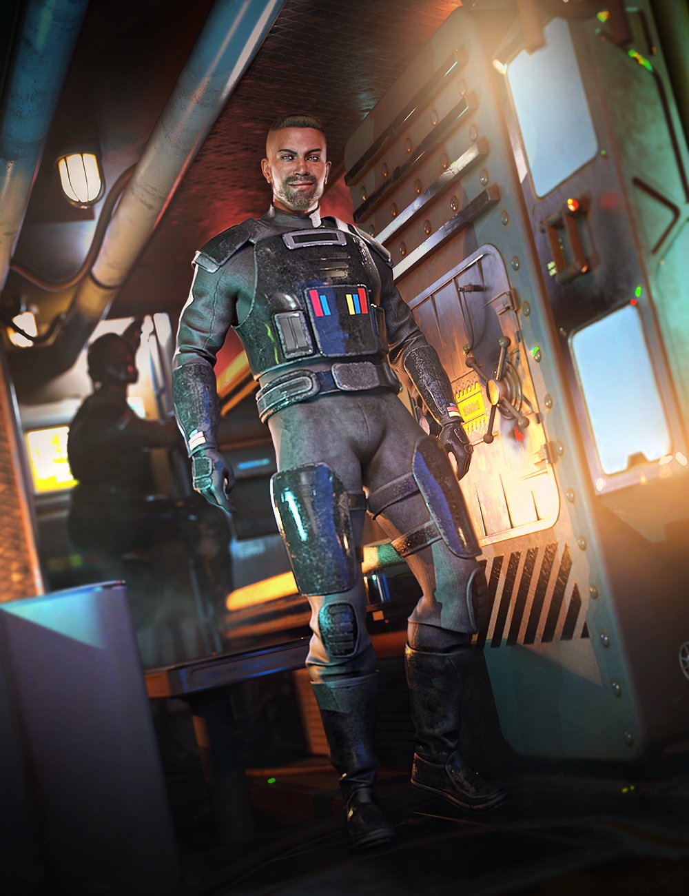 图片[1]-[daz场景] 逃生舱-DAZ爱好者