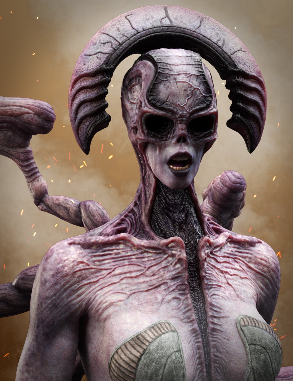 图片[1]-[daz角色] 堕落天使高清与dForce出装创世纪8女性-DAZ爱好者