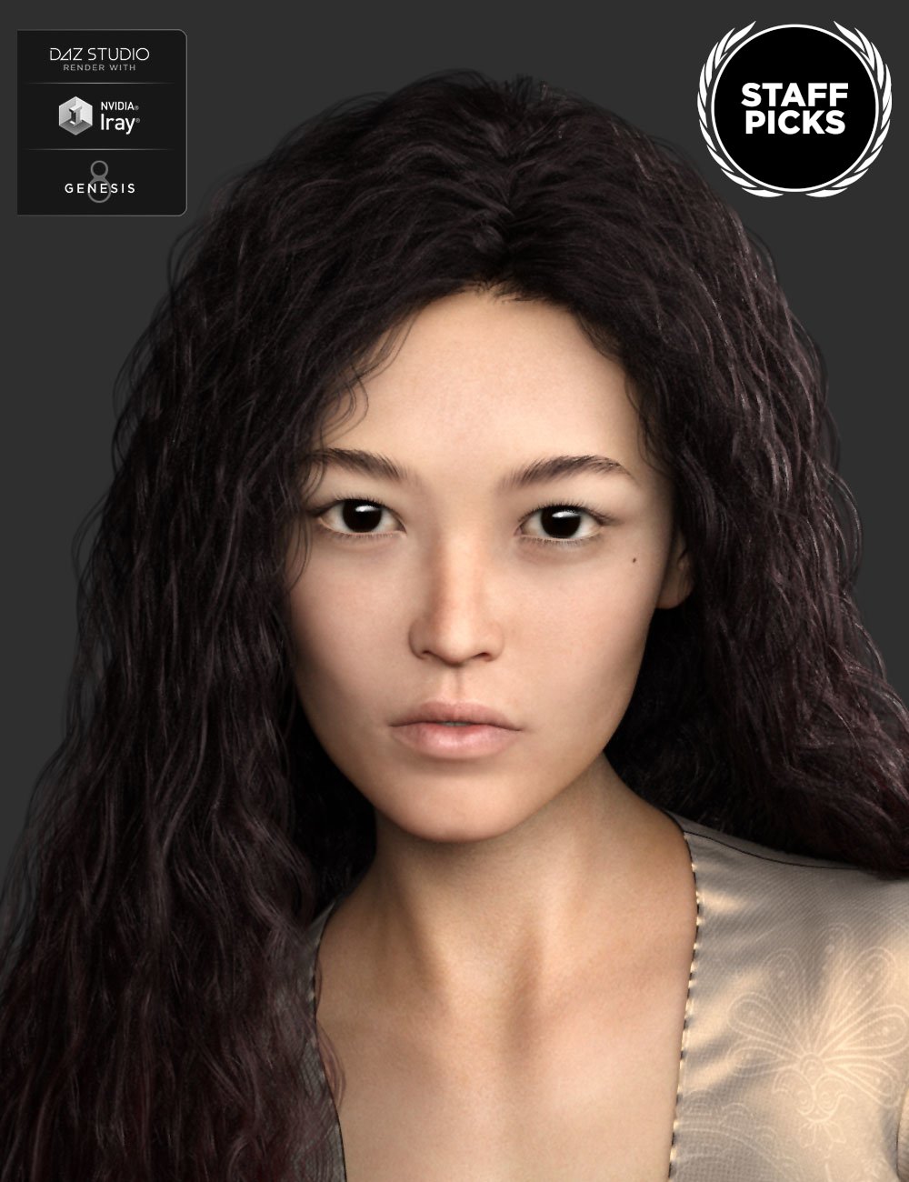 图片[1]-[daz角色] 范玲高清创世纪8女-DAZ爱好者