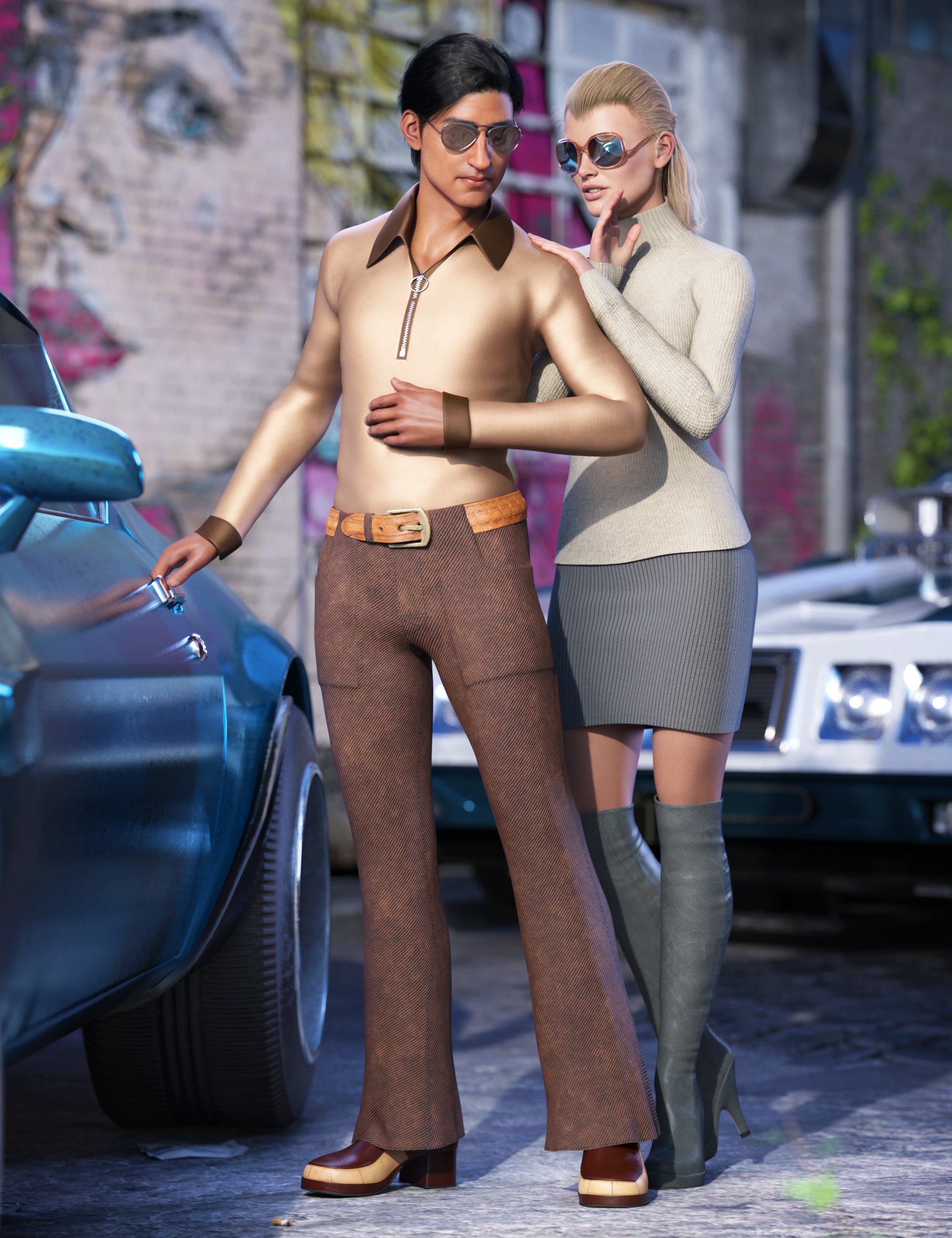 图片[1]-[daz服装] Feel Tha Funk for Genesis 8 and 8.1雄性-DAZ爱好者