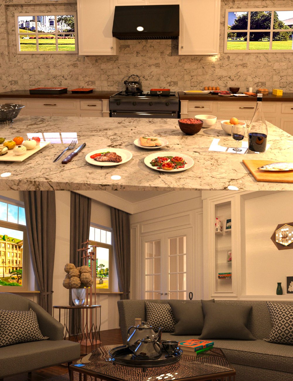 图片[1]-[daz场景] FG Fancy Living-DAZ爱好者