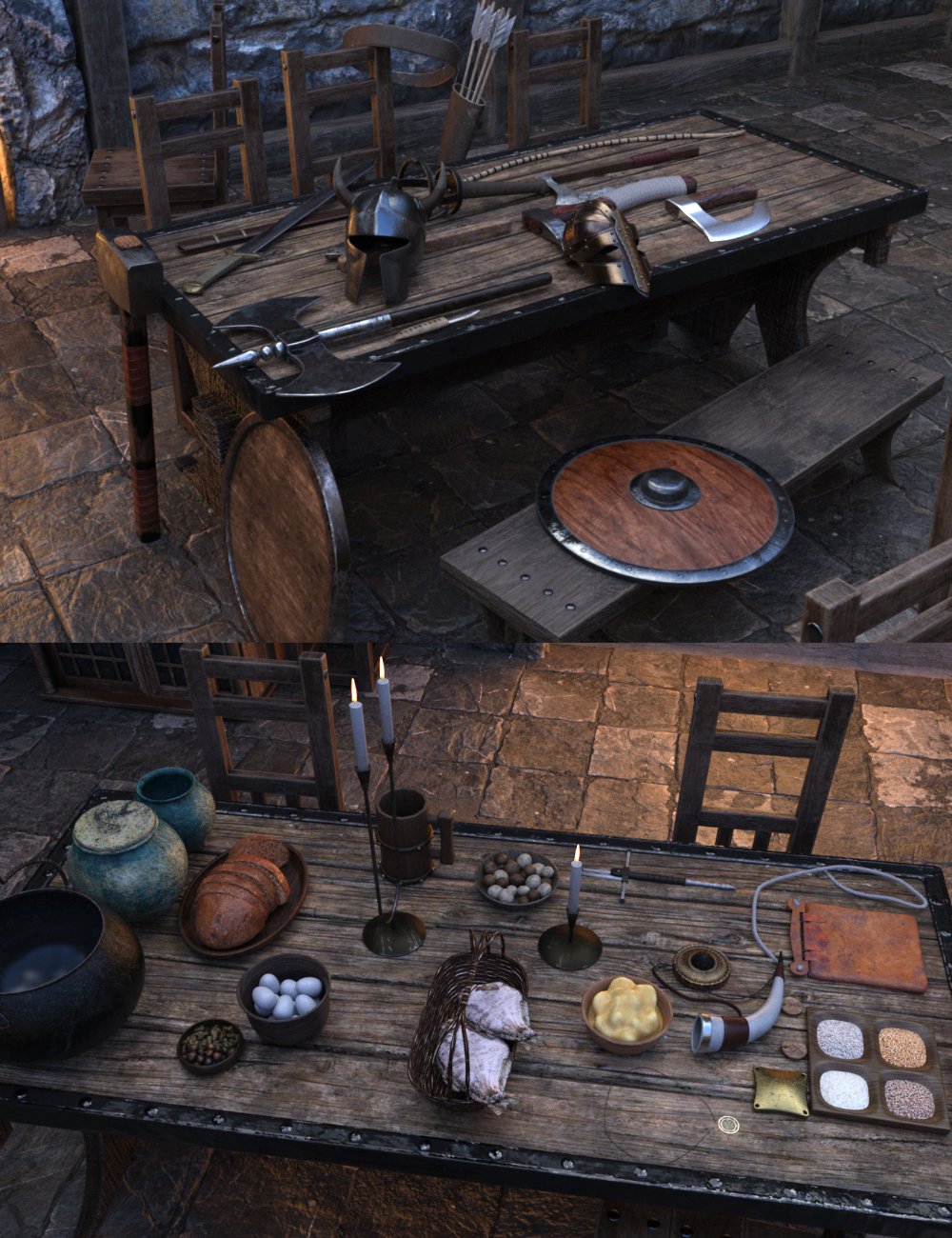 图片[1]-[daz道具] FG维京道具-DAZ爱好者