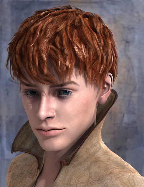 图片[1]-[daz服装] Gabriel Hair-DAZ爱好者