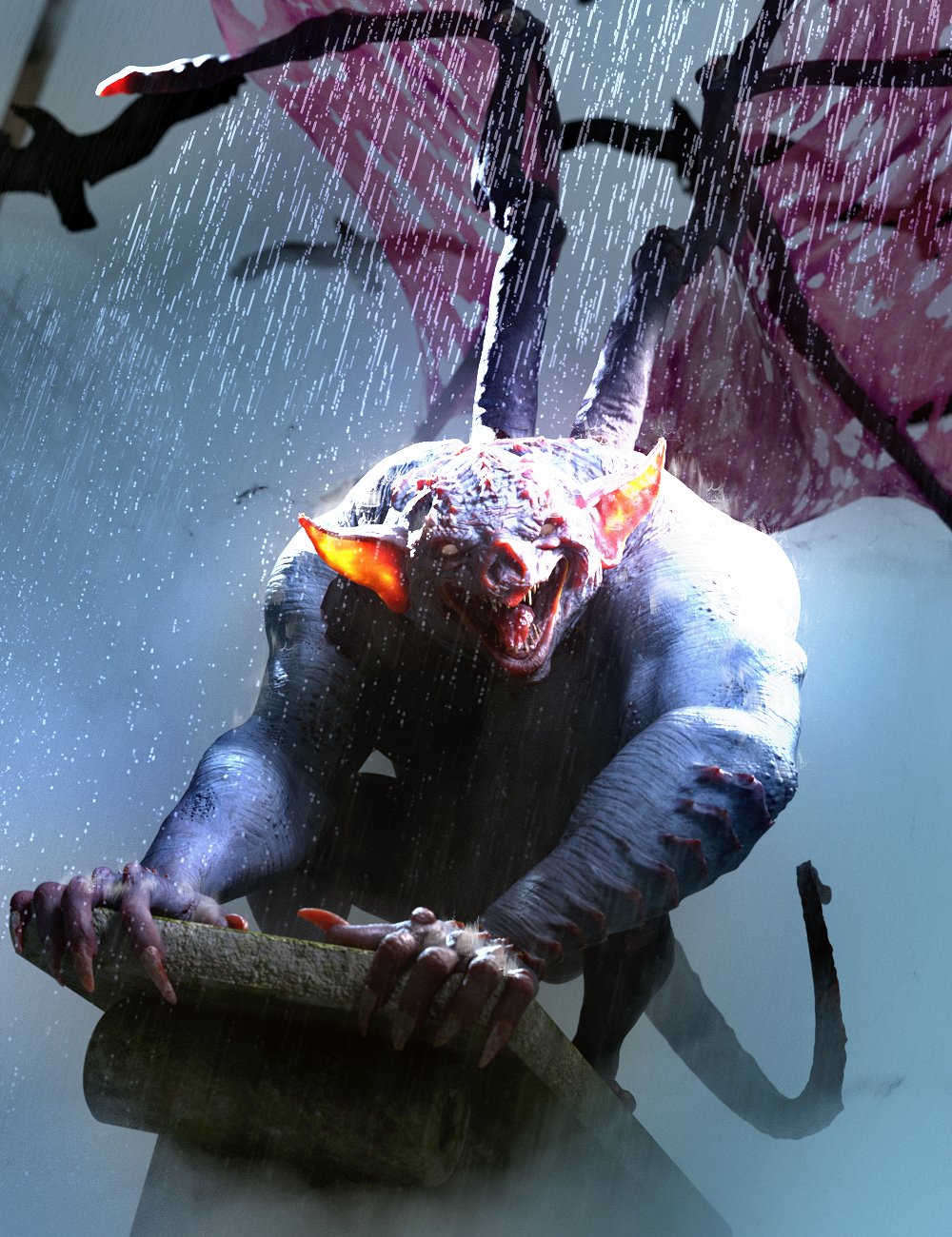 图片[1]-[daz角色] Gargoyle HD创世纪8雄性-DAZ爱好者