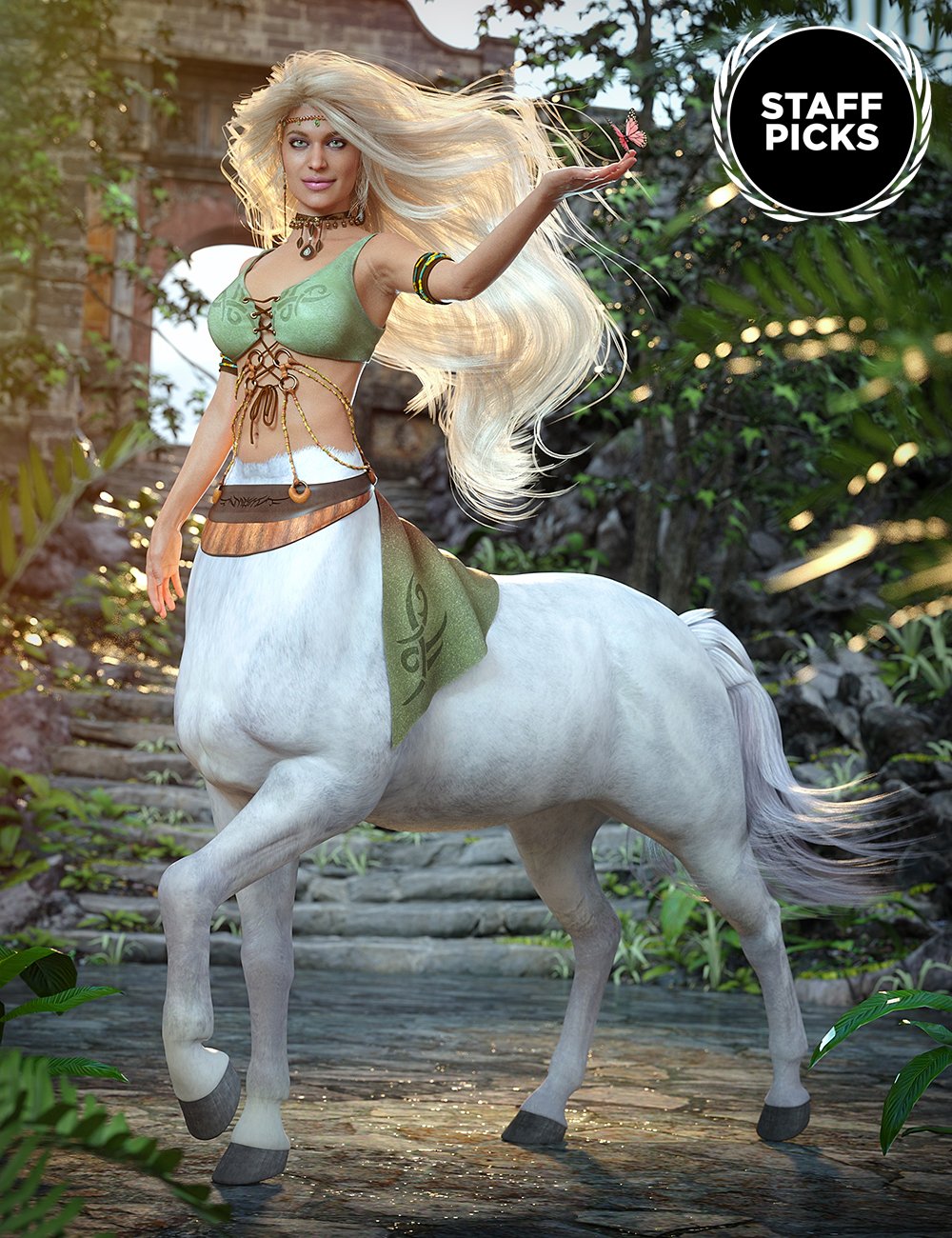 图片[1]-[daz角色] 创世纪8女半人马-DAZ爱好者