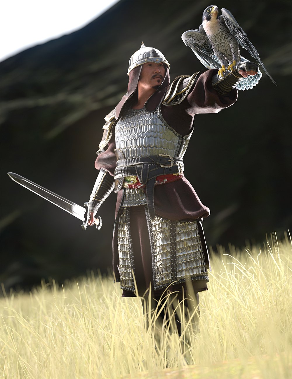 图片[1]-[daz姿势] 成吉思汗的战斗姿势9-DAZ爱好者