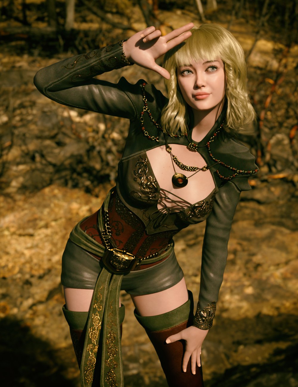 图片[1]-[daz角色] GN Mako for Genesis 8.1女性-DAZ爱好者