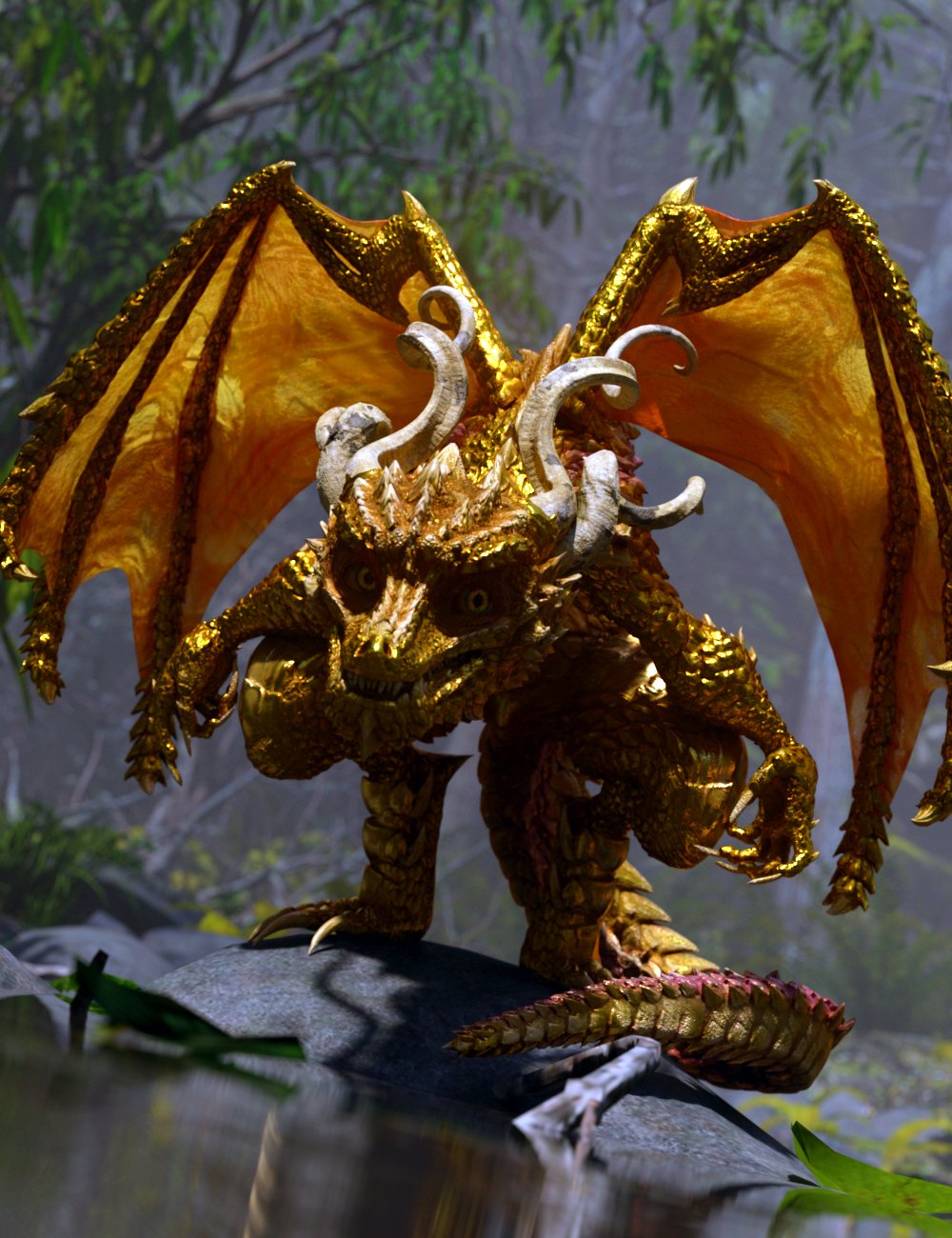 图片[1]-[daz角色] Drago HD创世纪8雄性孵化-DAZ爱好者