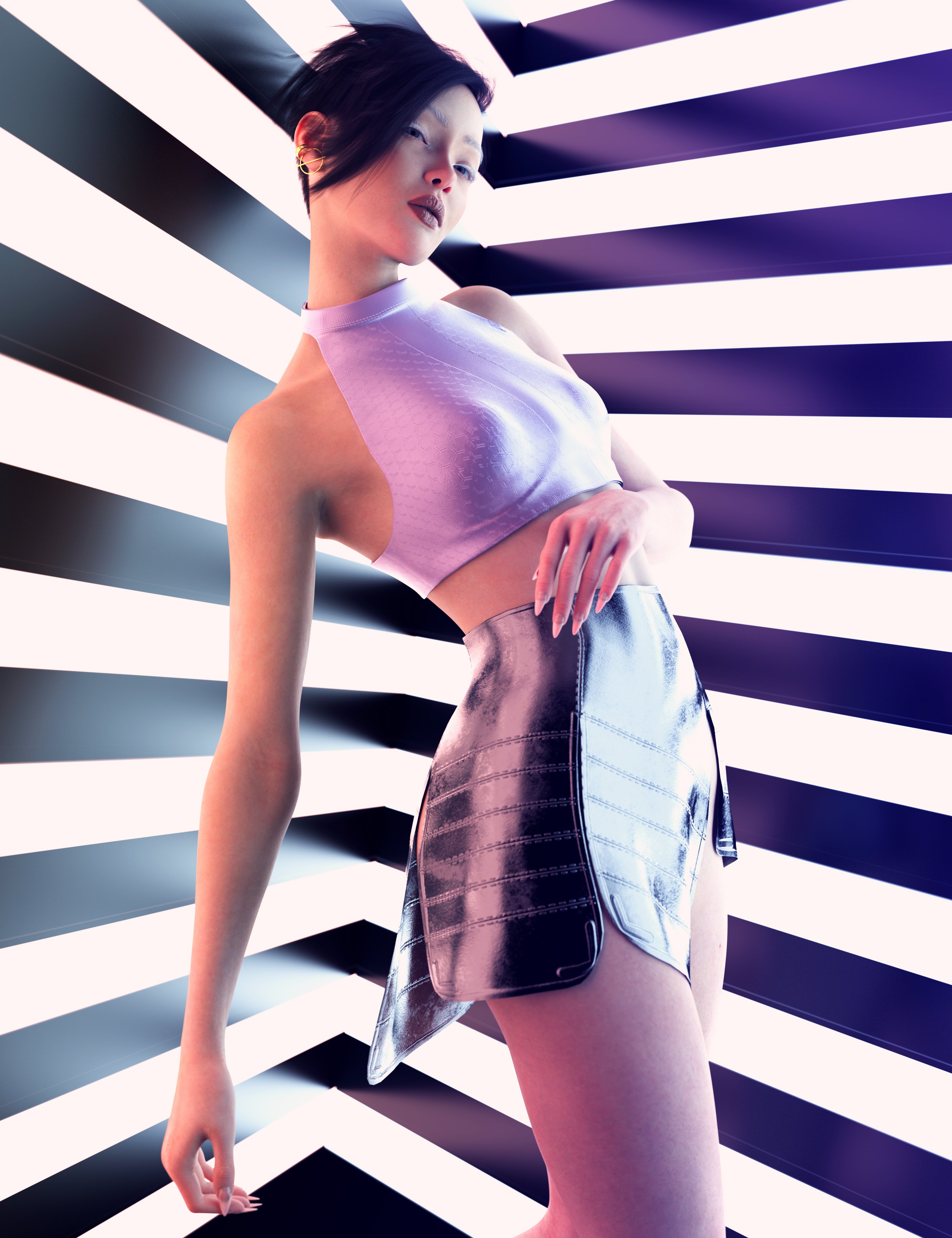 图片[1]-[daz姿势] 创世纪9号女性、8号和3号女性的标志性姿势-DAZ爱好者