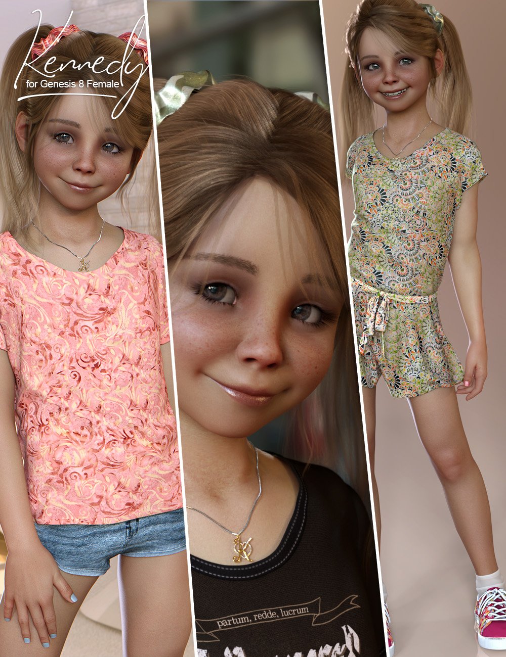 图片[1]-[daz合集] 创世纪8号女性肯尼迪捆绑包-DAZ爱好者