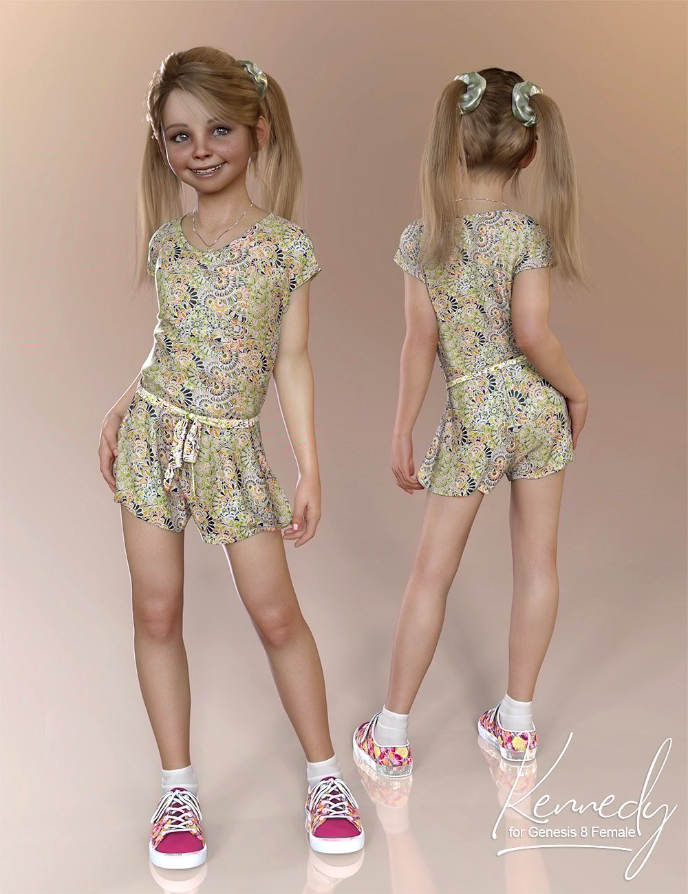 图片[1]-[daz服装] Kennedy dForce服装和Genesis 8女性配饰-DAZ爱好者