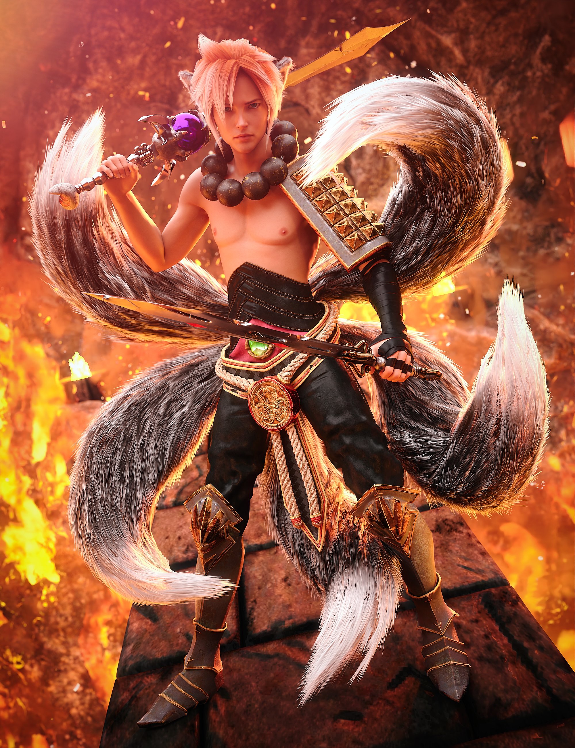 图片[1]-[daz角色] Kota 8.1-DAZ爱好者