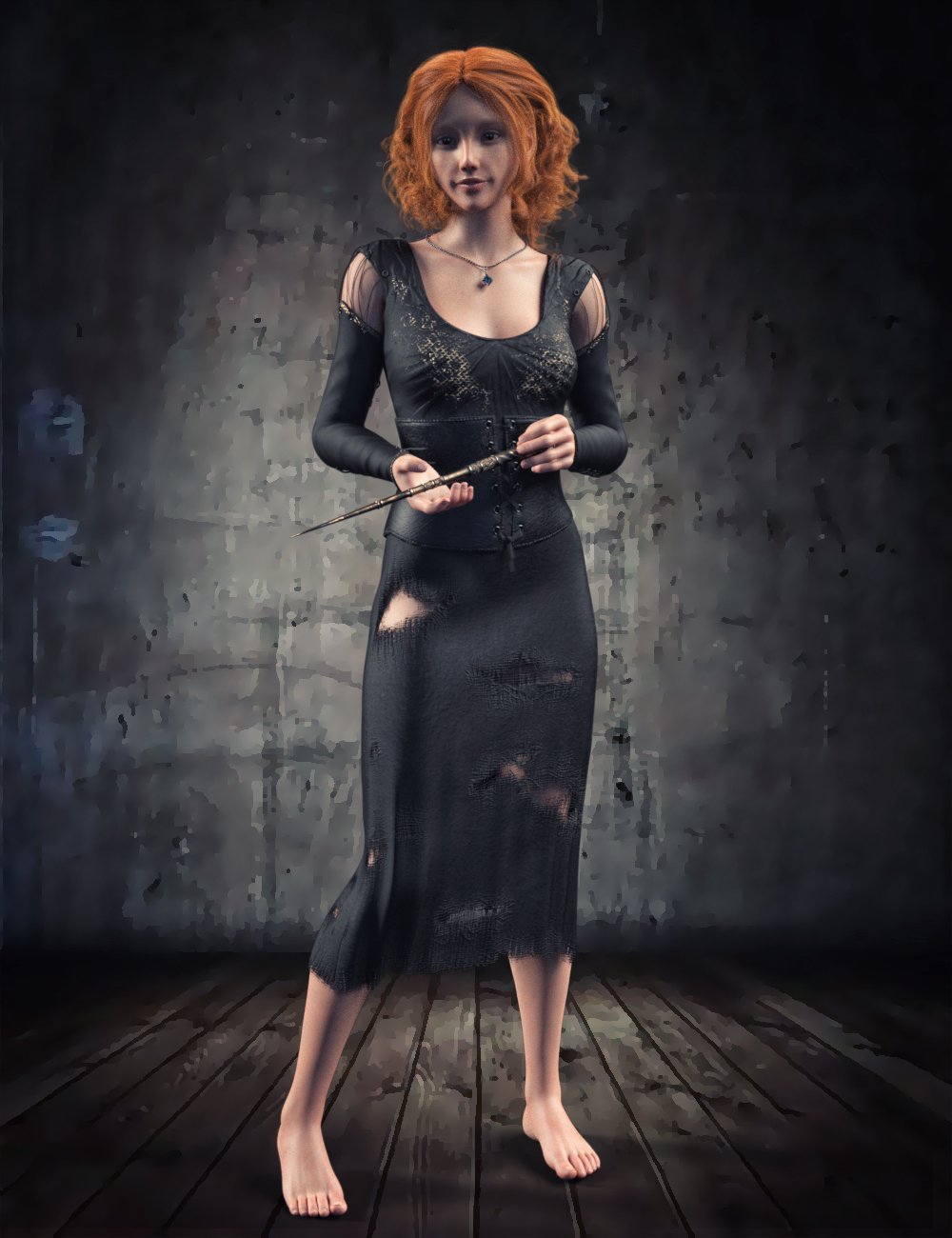 图片[1]-[daz服装] KuJ巫师的创世纪8和8.1女性套装-DAZ爱好者